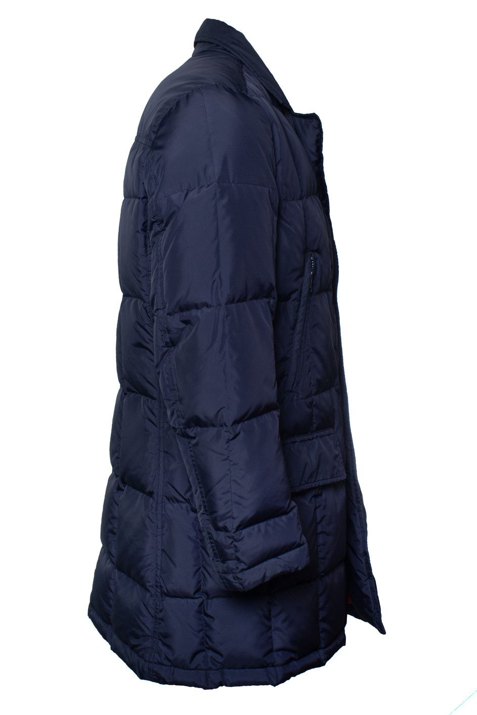 Fay Fay, blue quilted overcoat Size US XL / EU 56 / 4 - 2 Thumbnail