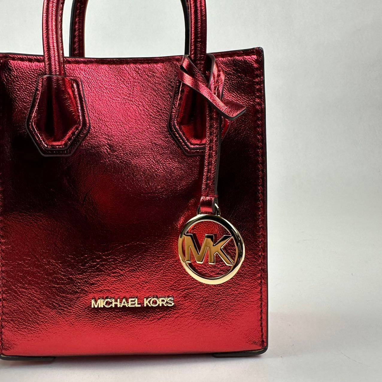 Michael Kors MICHAEL KORS 35H3GM9C0M Mercer Extra-Small Patent Crossbody Size ONE SIZE - 7 Thumbnail