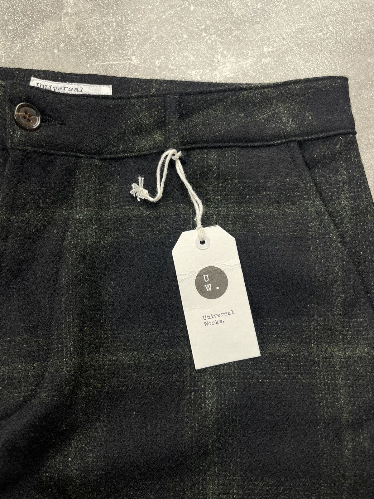 Universal Works Universal Works Military Chino Merino Check Olive Dark Size US 34 / EU 50 - 10 Thumbnail