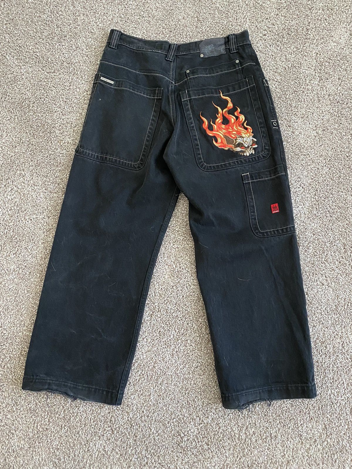 JNCO JNCO Skull Jeans Size US 34 / EU 50 - 1 Thumbnail