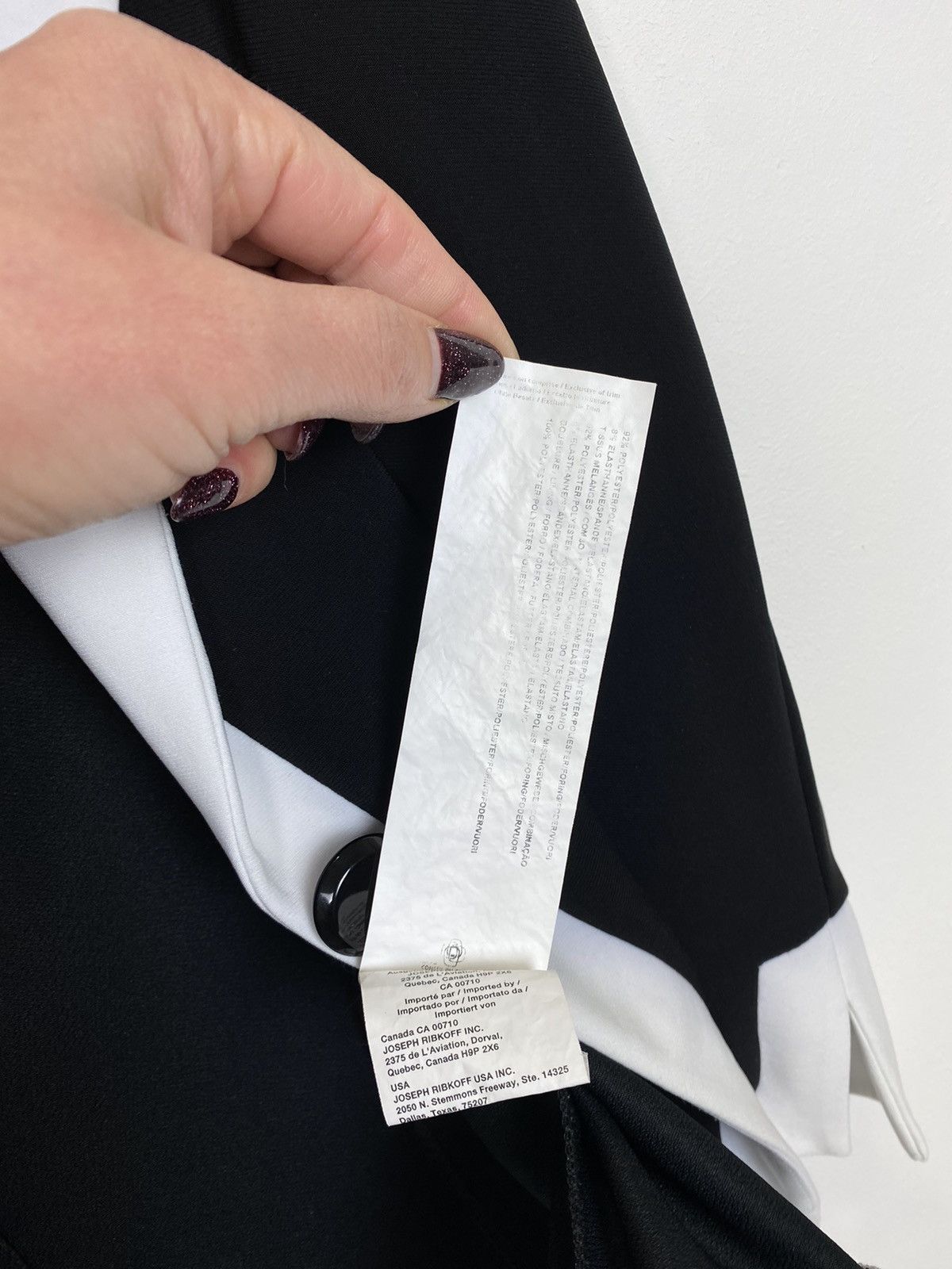 Joseph Ribkoff Vintage Joseph Ribkoff Ladies Blazer Jacket Size US 14 Black Size XL / US 12-14 / IT 48-50 - 8 Thumbnail