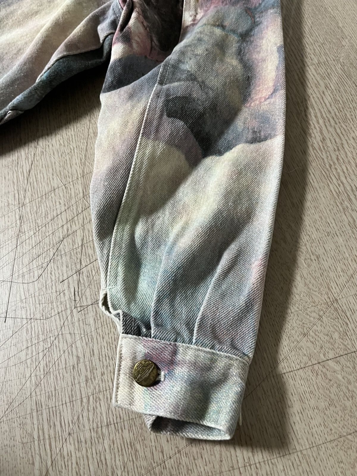Vivienne Westwood S Vivienne Westwood 90s Swarm Of Cupids Putti Denim Jacket Size S / US 4 / IT 40 - 8 Thumbnail