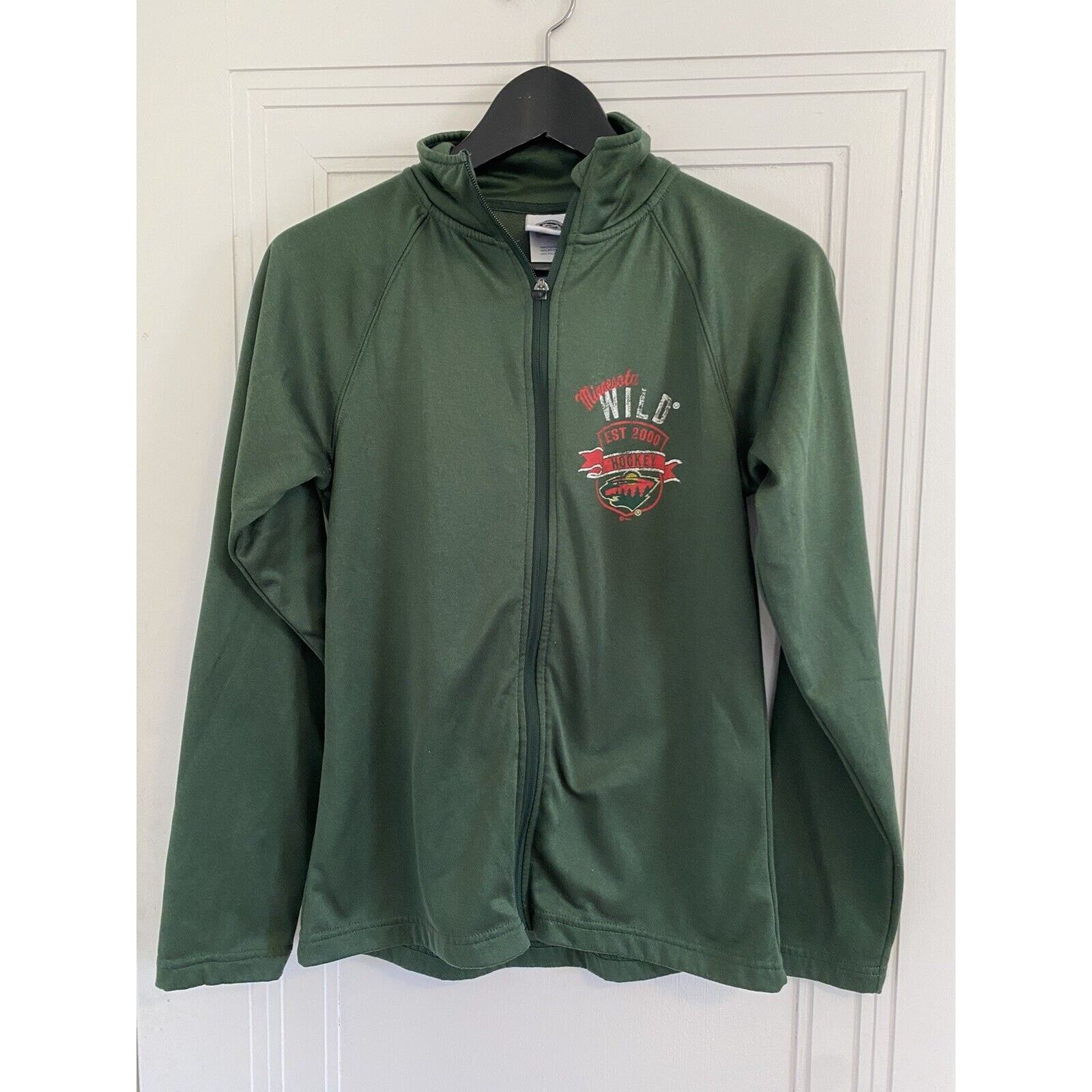 NHL Minnesota Wild Full Zip Women’s Sweatshirt Size Small Size S / US 4 / IT 40 - 1 Thumbnail