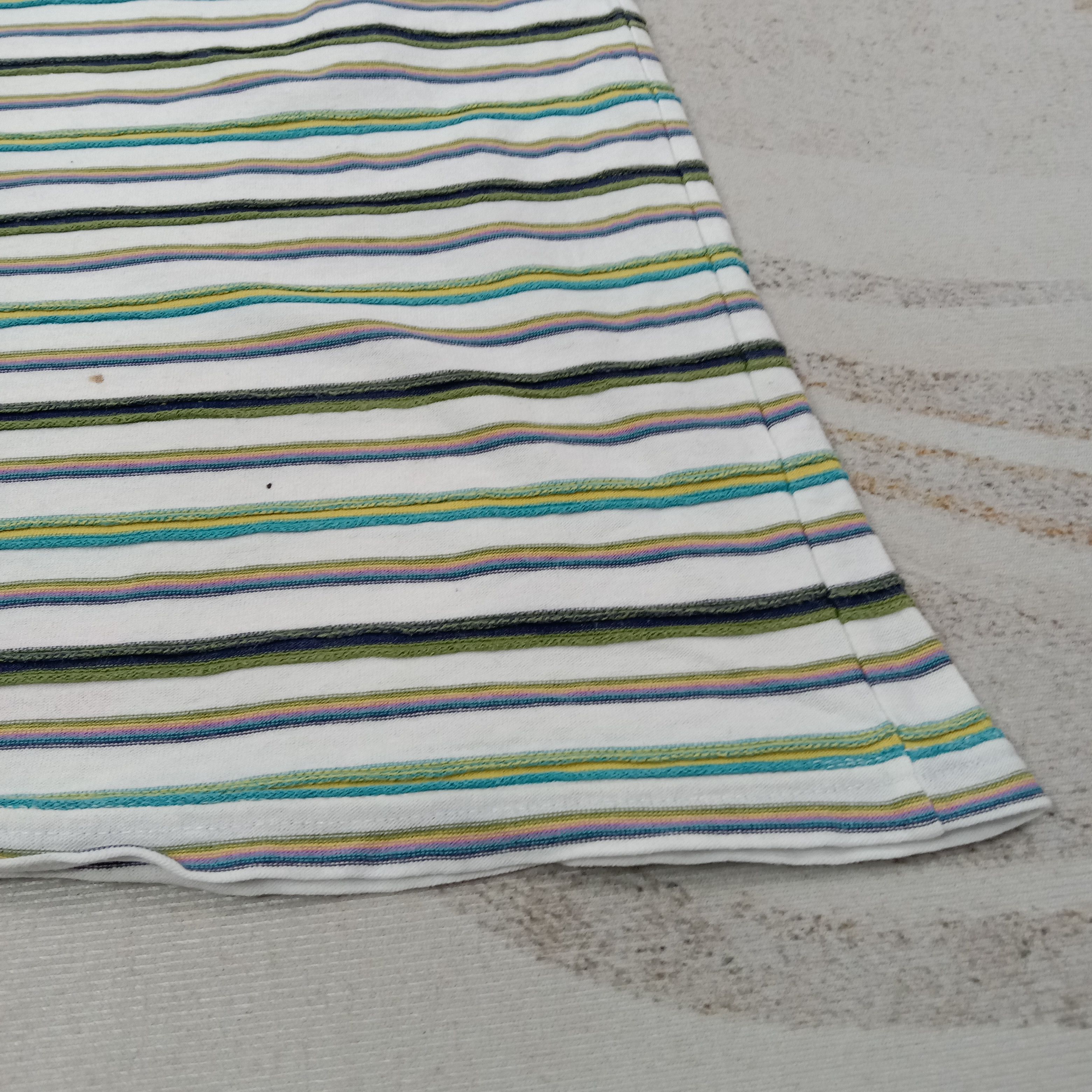 Yves Saint Laurent Yves Saint Laurent Stripes Multicolor Tshirt C259N2 Size US L / EU 52-54 / 3 - 4 Thumbnail