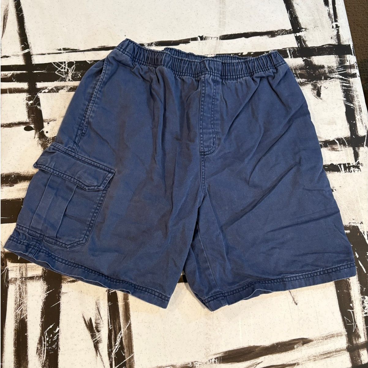 Vintage × White Sierra White Sierra Sportswear Co Blue Cargo Shorts - M 34"-30" Size US 32 / EU 48 - 1 Thumbnail
