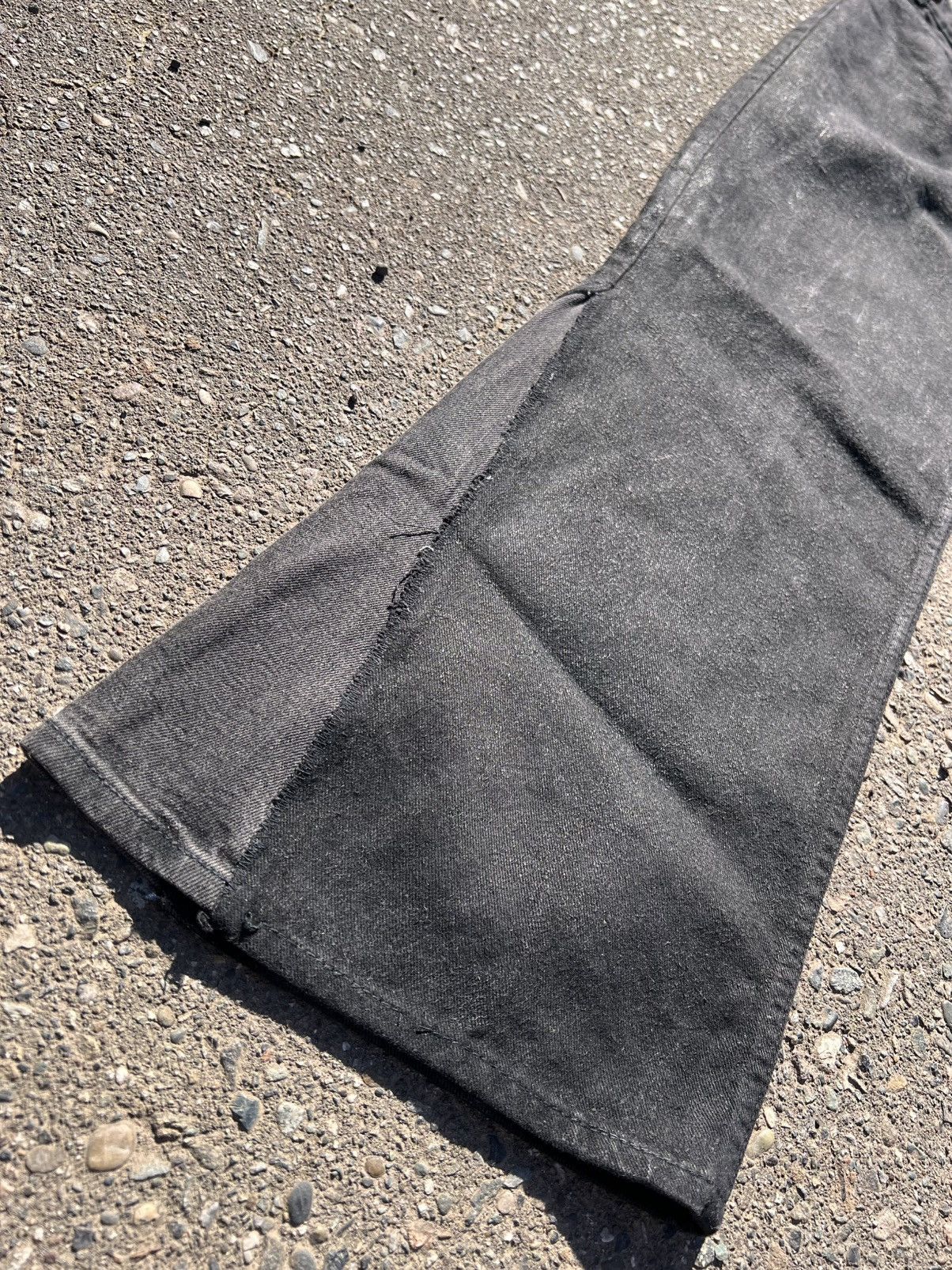 Vintage NovocentoNovantanove “rmani” flared heavy waxed jeans Size US 34 / EU 50 - 15 Thumbnail