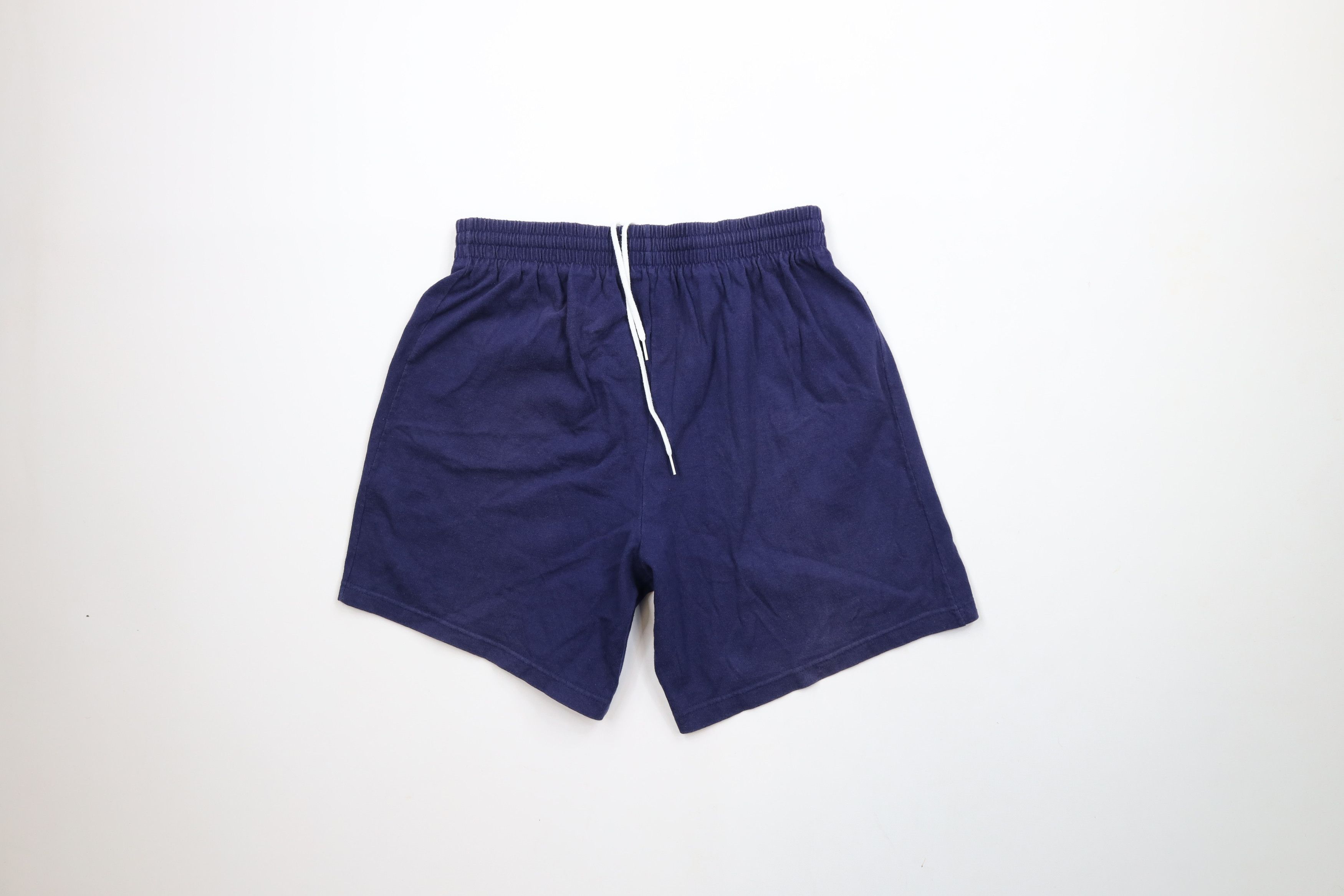 Vintage Vintage 90s Streetwear Cotton Above Knee Shorts Blue USA Size US 36 / EU 52 - 1 Thumbnail