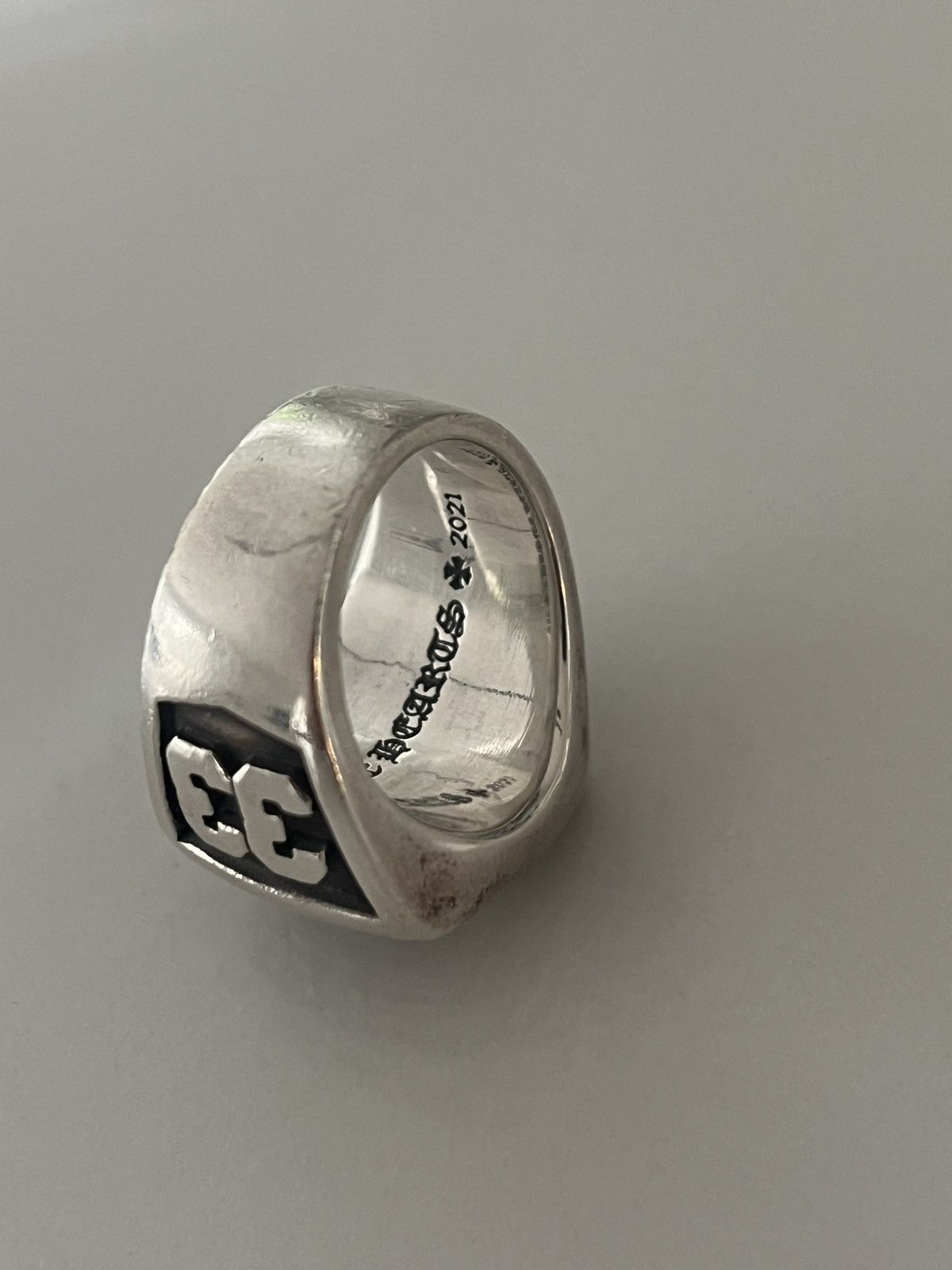 Chrome Hearts Chrome Hearts Pave Diamond Championship Ring Size ONE SIZE - 6 Thumbnail