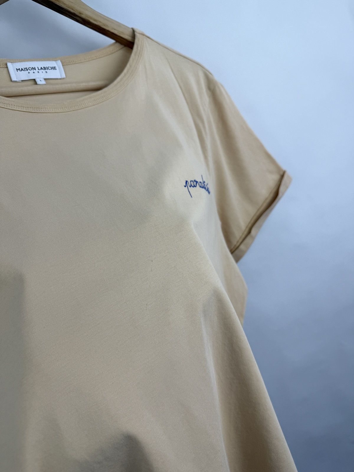 Maison Labiche 🇫🇷 Maison Labiche Paris Paradiso Luxury T-Shirt Rare Retro Size US L / EU 52-54 / 3 - 7 Thumbnail
