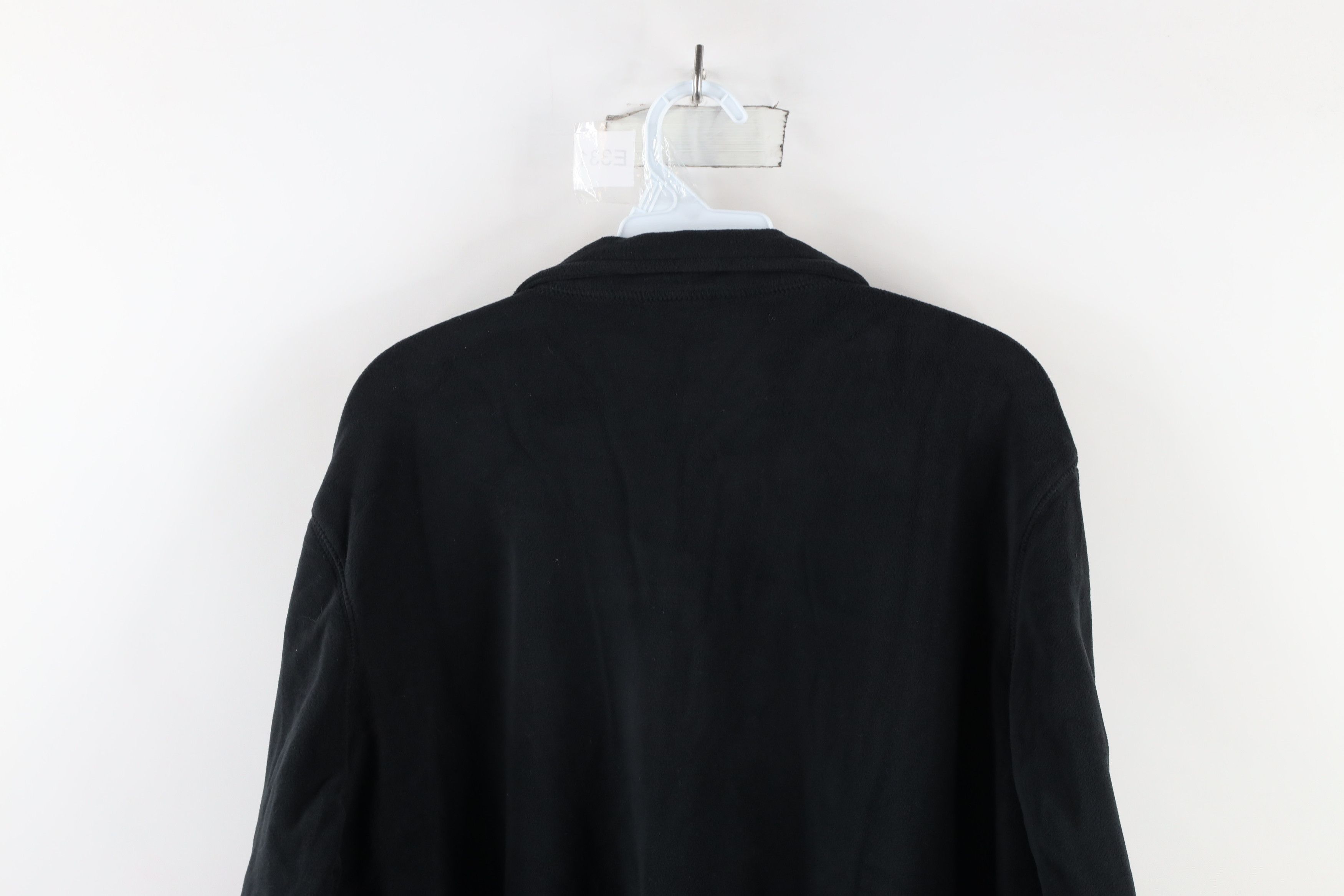 Lands' End × Vintage New Lands End Fleece Pullover Sweater Black Polyester Size US L / EU 52-54 / 3 - 9 Thumbnail