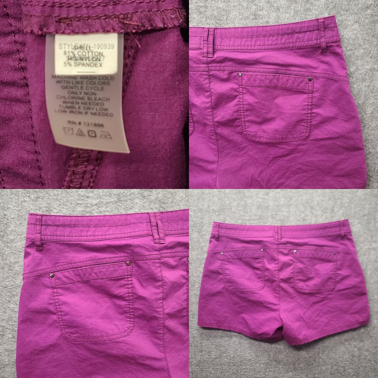 Vintage Title Nine Shorts Womens 14 Regular Fit Performance Hiking Outdoors Shorts Size 36" / US 14 / IT 50 - 8 Thumbnail