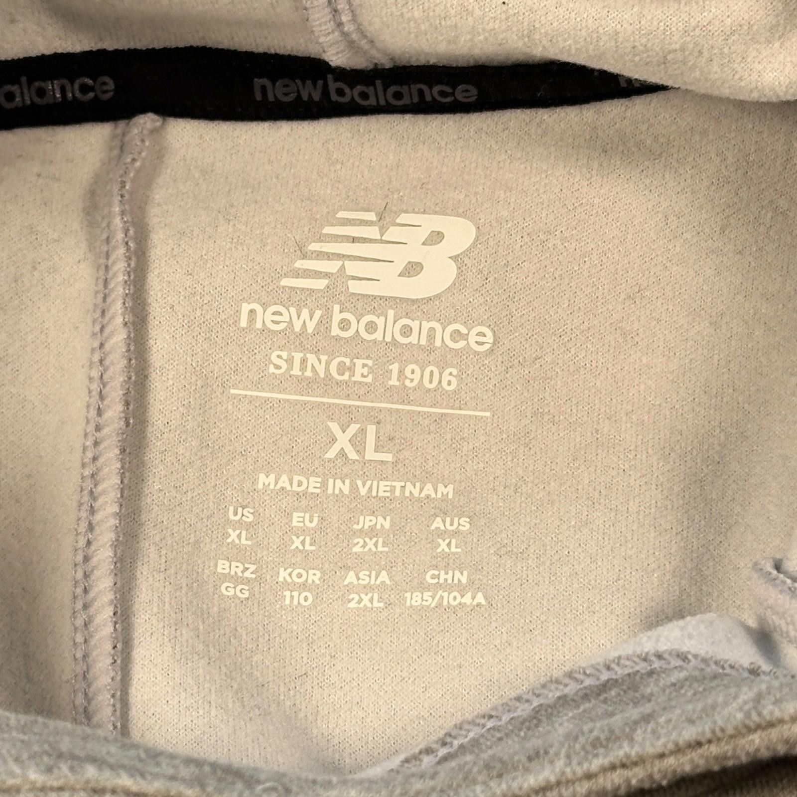 New Balance New Balance Hoody Men's UK Size XL Grey Pockets Zip Mobile Size ONE SIZE - 7 Thumbnail