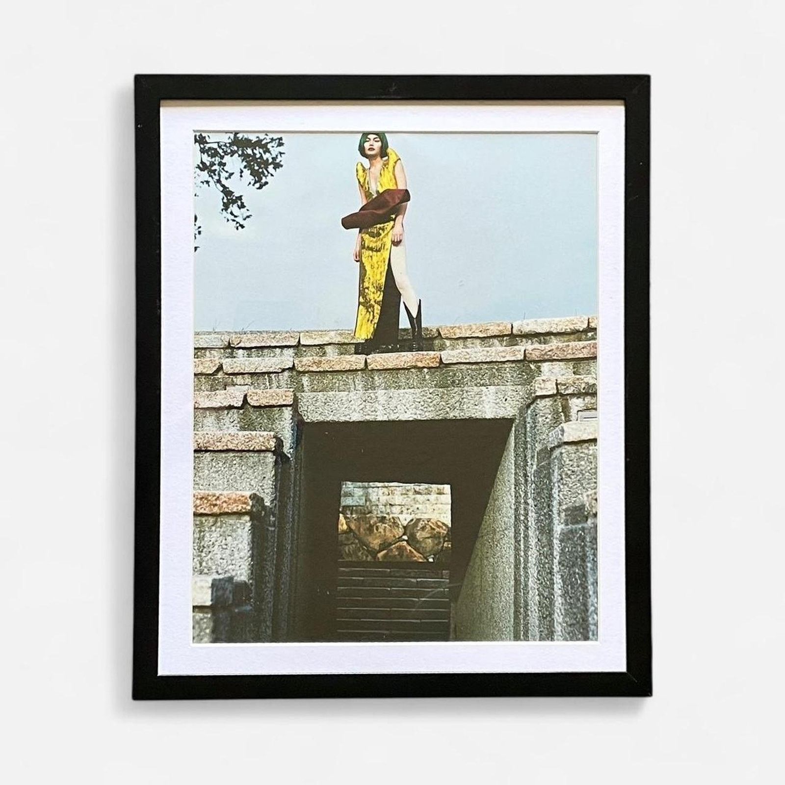 Rick Owens × Rick Owens Drkshdw Rick Owens editorial photography framed poster Archive 9x11 Size ONE SIZE - 1 Thumbnail