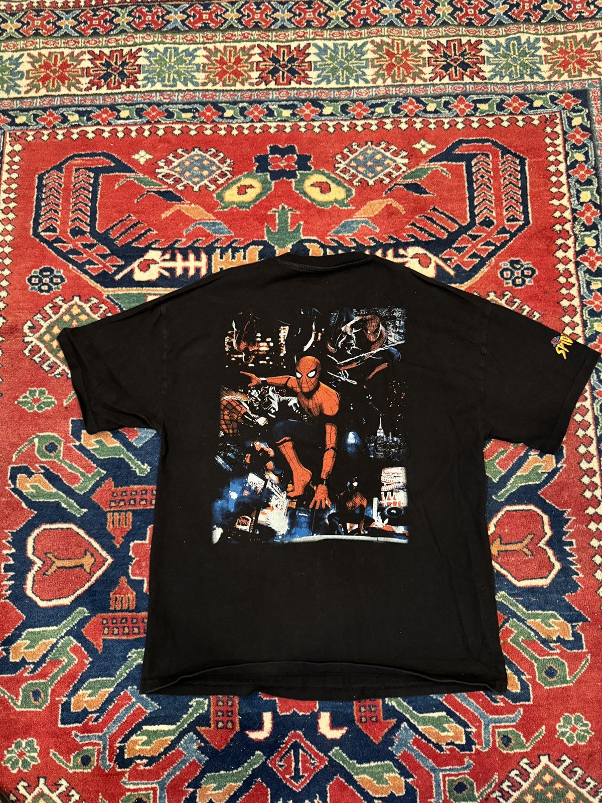 Sergio Calabasas × Spyder Sergio Calabasas x Spider-man Vintage T-shirt Size US M / EU 48-50 / 2 - 2 Thumbnail