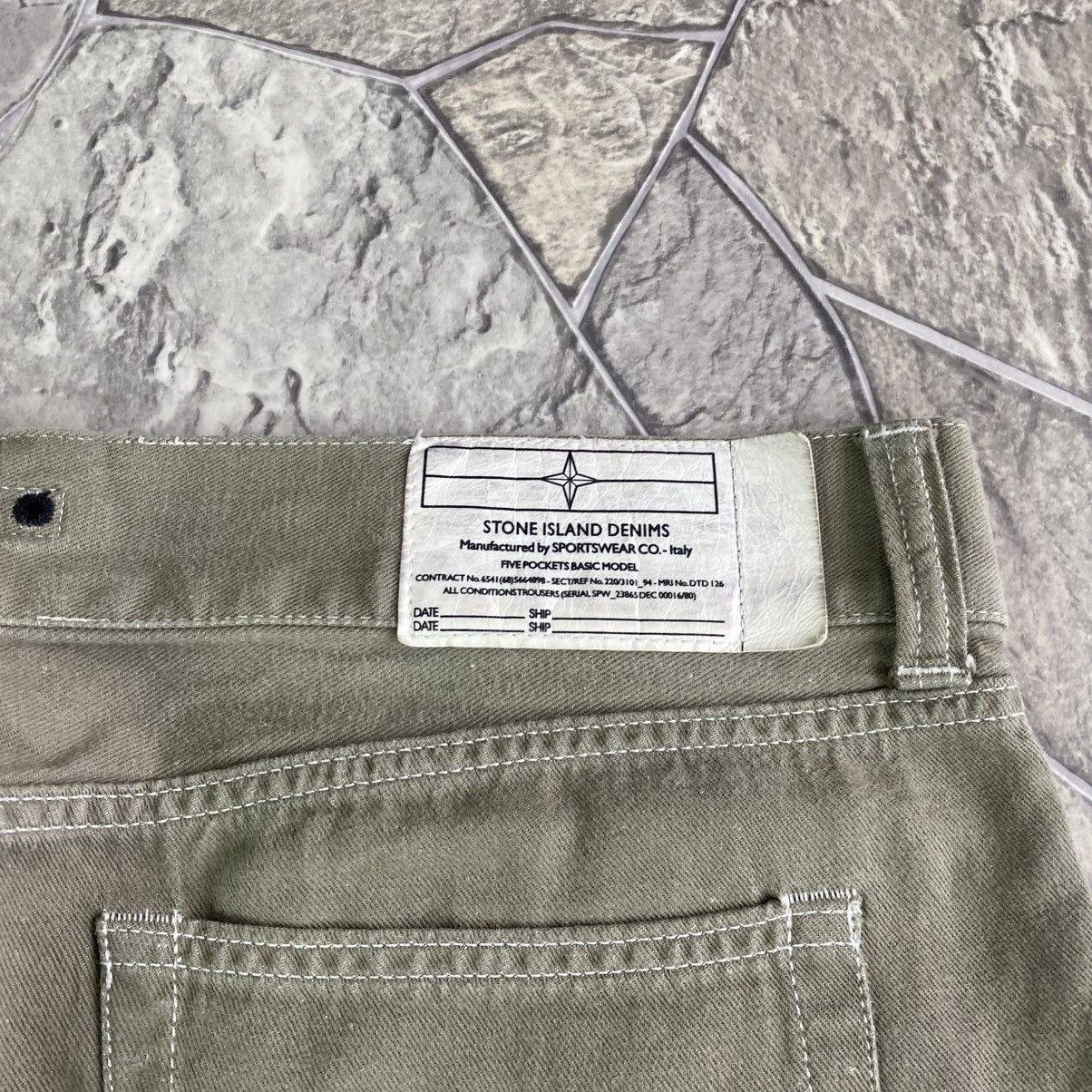 Stone Island Rare S.I. Denims Vintage Stone Island Jeans Denim Pants Size US 38 / EU 54 - 5 Thumbnail