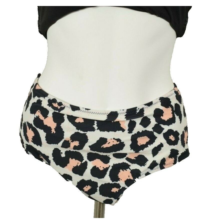 Other Beachsissi Womens Medium Ruffle Shoulder Leopard Print Tanki Size M / US 6-8 / IT 42-44 - 3 Thumbnail