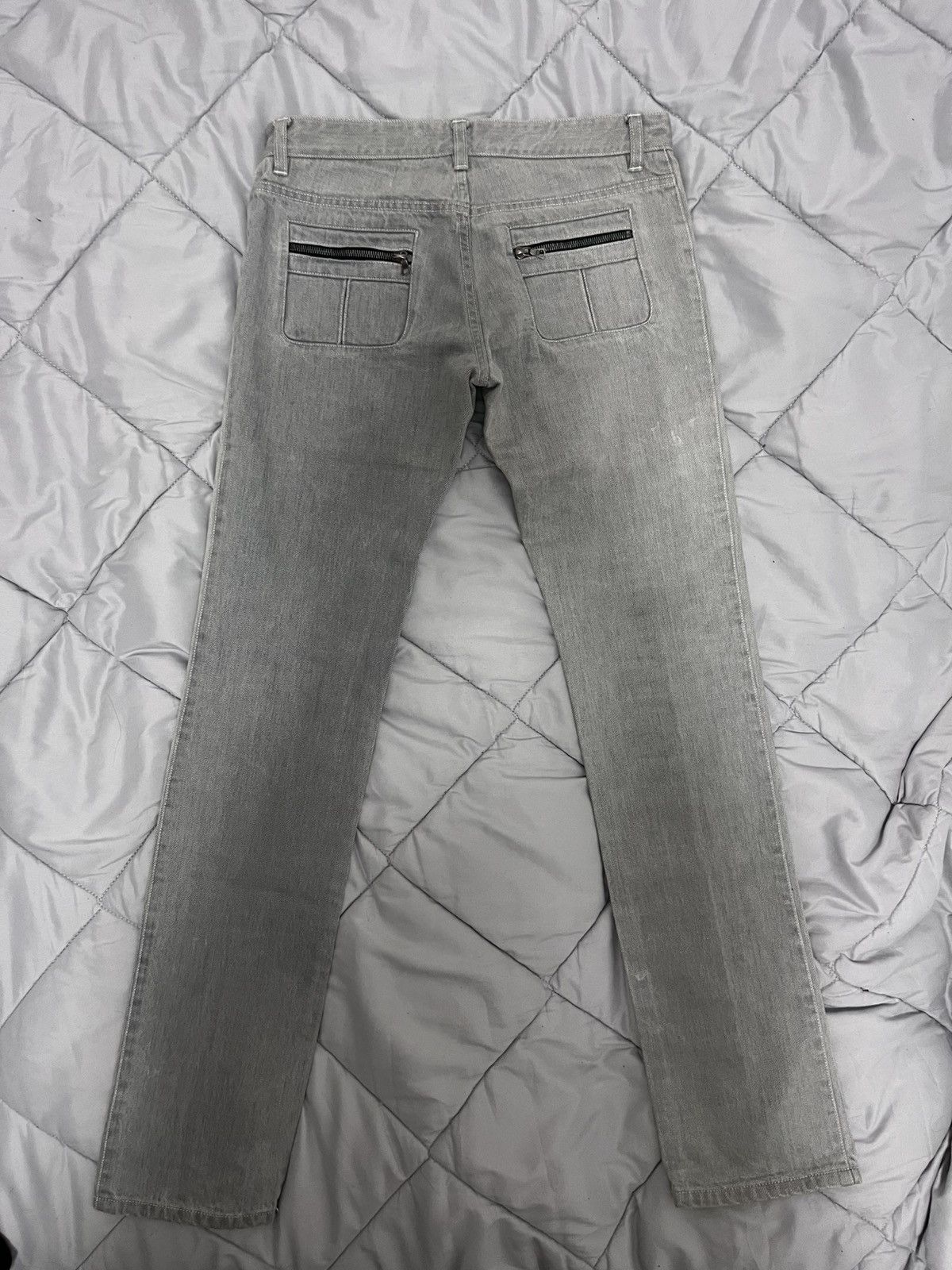 Balenciaga Early 2000’s Balenciaga Nicolas Ghesquière Zip Jeans Size US 27 - 5 Thumbnail