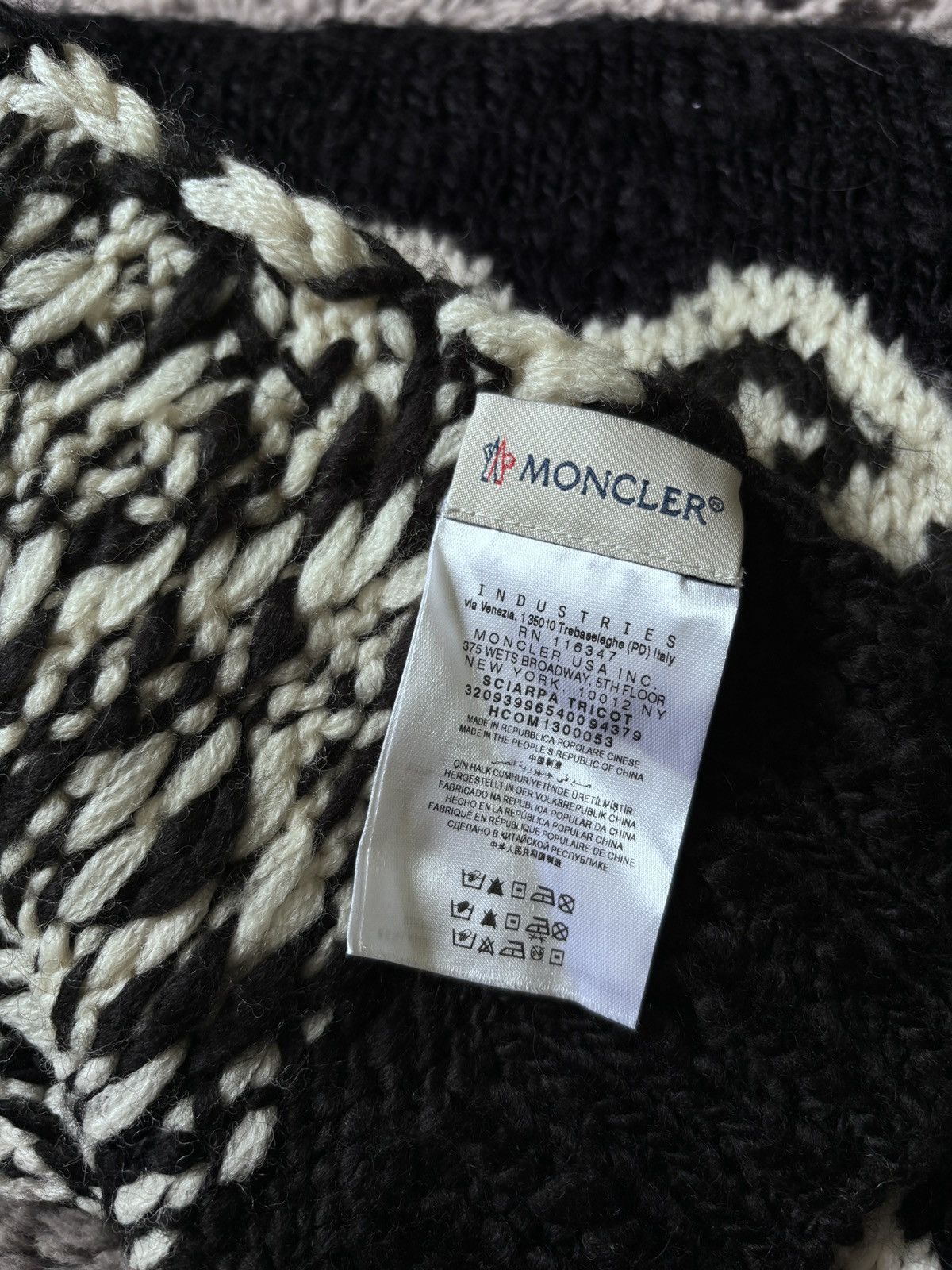 Moncler Moncler scarfs vintage sciarpa tricot Size ONE SIZE - 7 Thumbnail