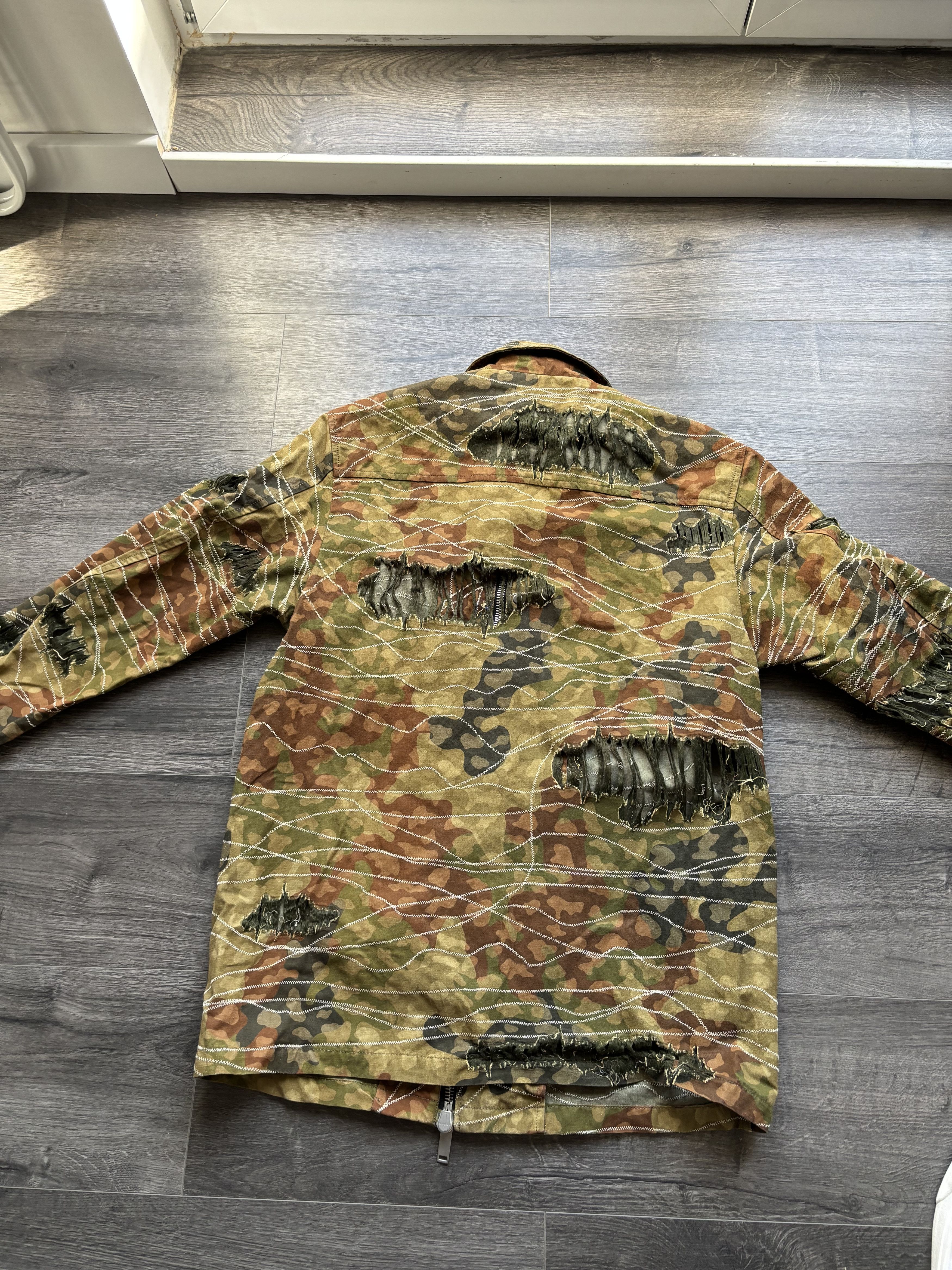 Palm Angels Palm Angels Camouflage Destroyed Field Jacketi L Size US L / EU 52-54 / 3 - 2 Thumbnail
