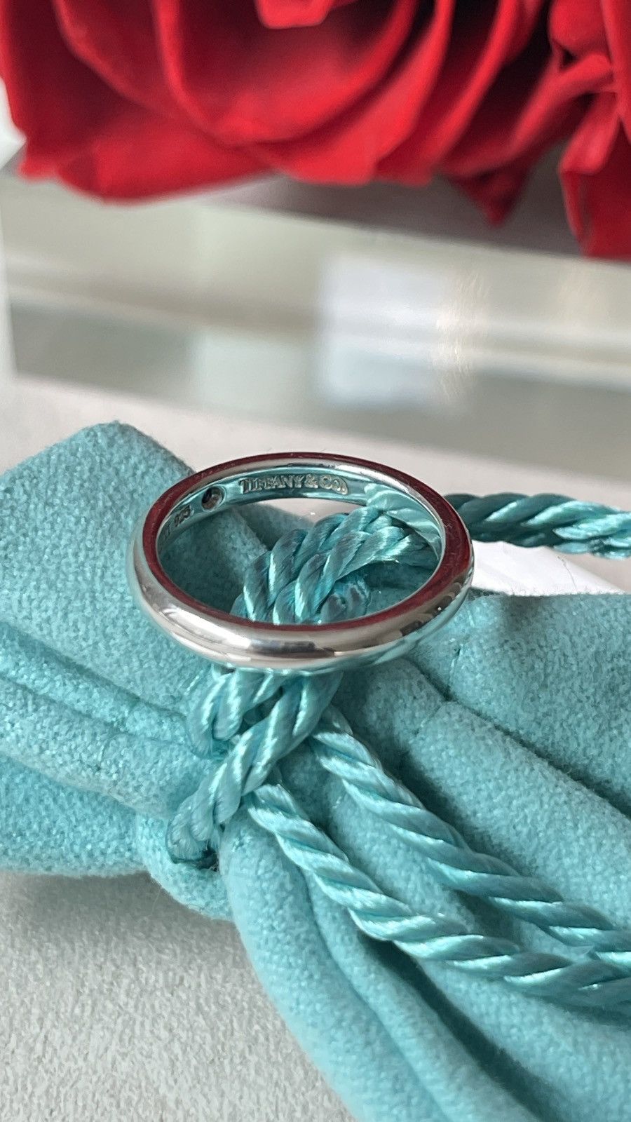 Tiffany & Co. Tiffany & Co Silver Peretti Blue Sapphire Ring 5 NEW $450 Size ONE SIZE - 8 Thumbnail