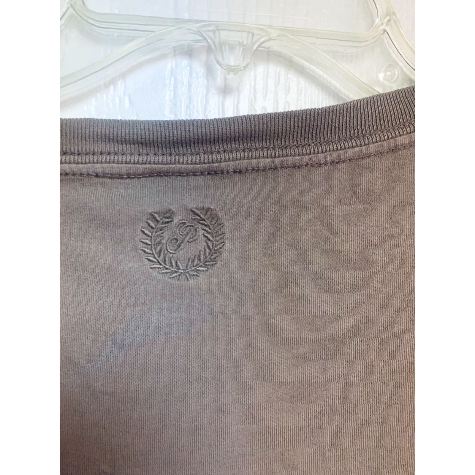 Victoria's Secret VINTAGE Victoria's Secret PINK Long Sleeve Crop Top Shirt Light Brown Size Large Size L / US 10 / IT 46 - 3 Thumbnail