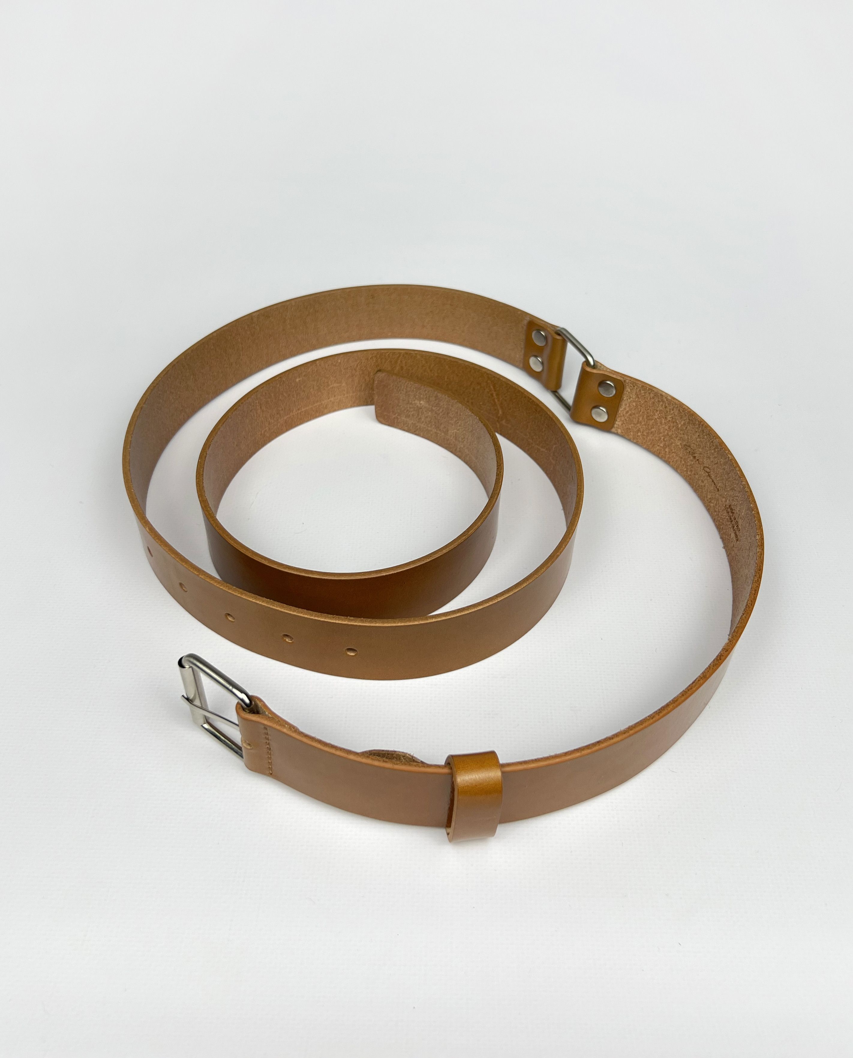 Rick Owens Rick Owens Beveled Buckle Belt Show Metal Inclined
