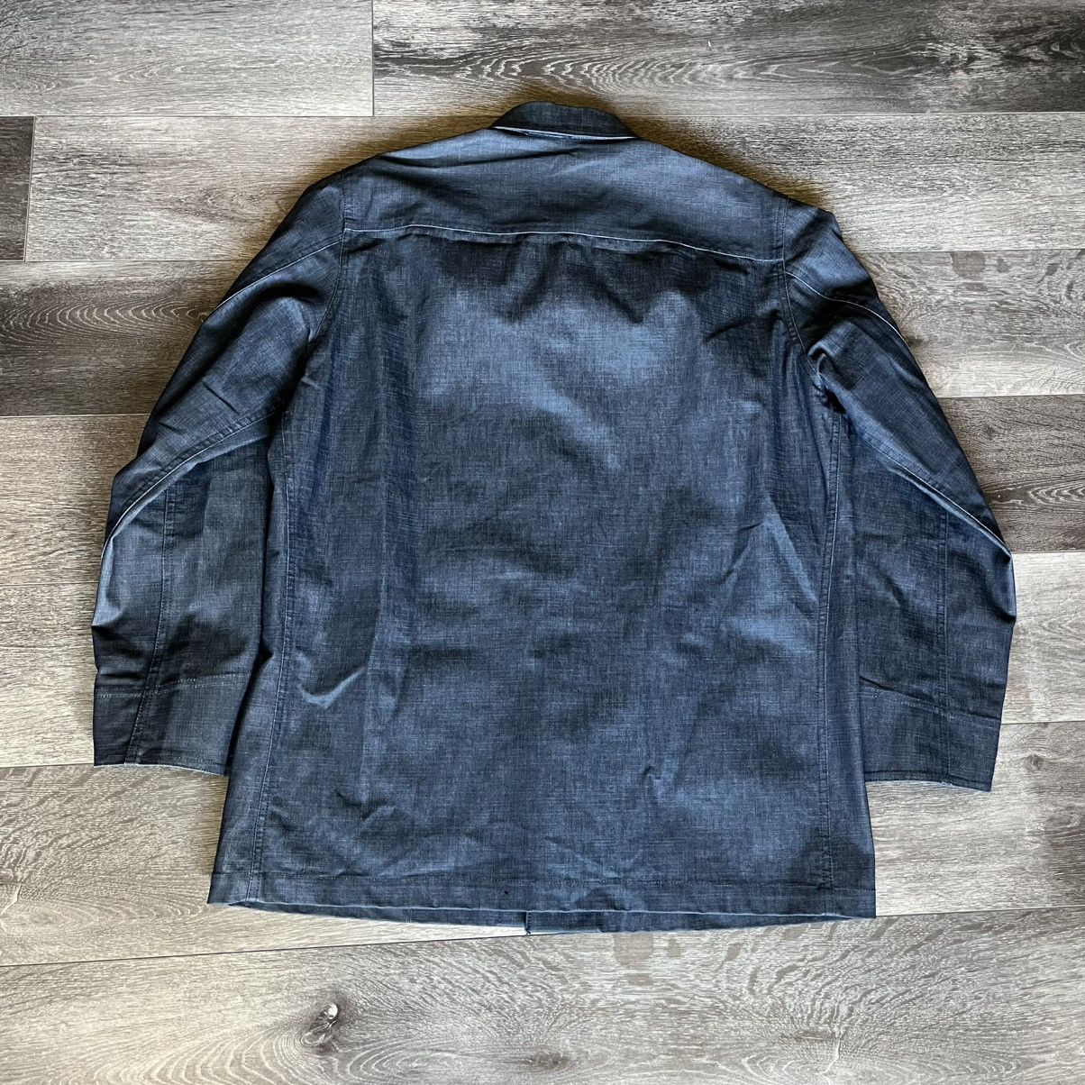 Takeo Kikuchi Takeo Kikuchi Waxed Denim Chore Button Up Jean Jacket Japan Size US XL / EU 56 / 4 - 2 Thumbnail
