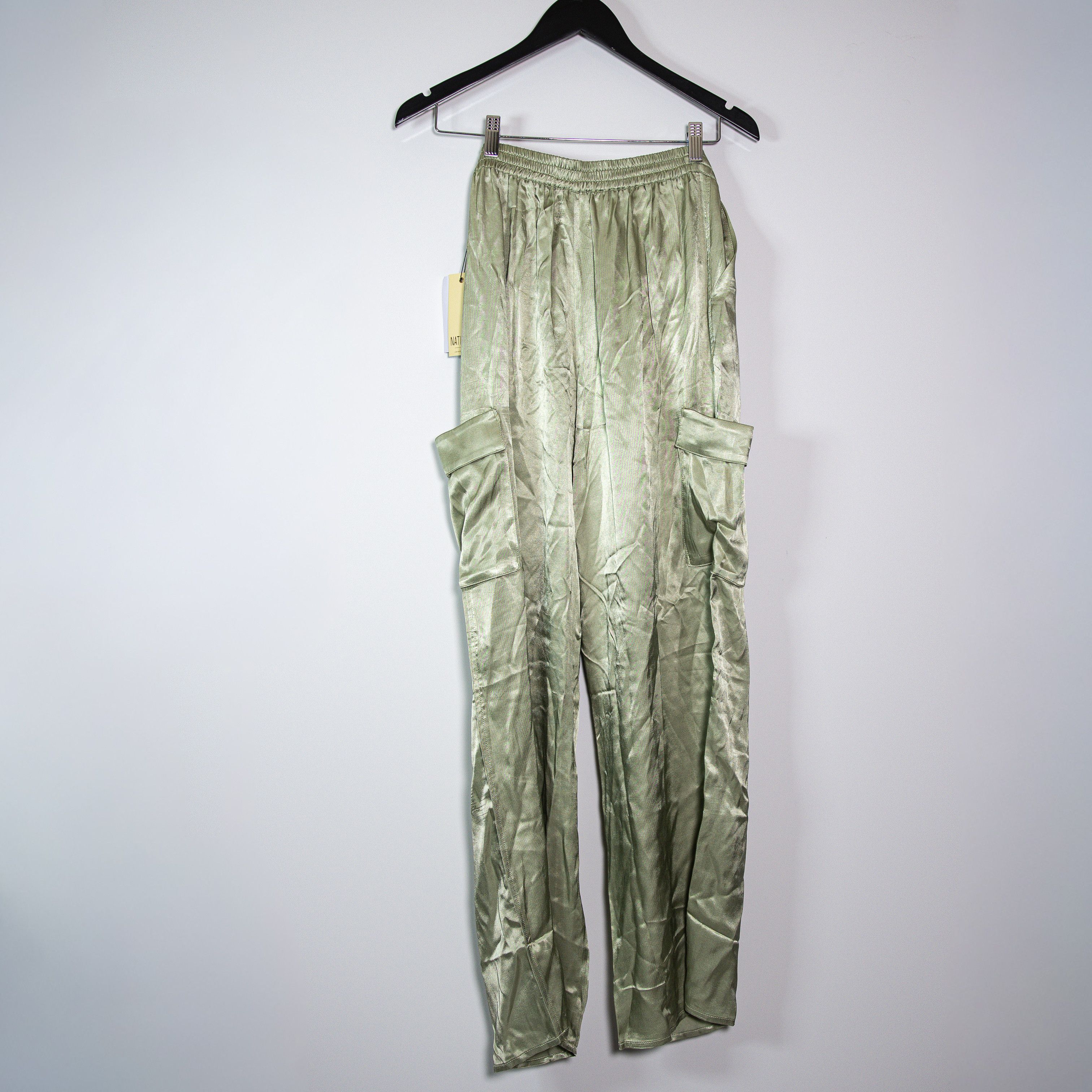 Nation LTD NEW Nation LTD Romeo Straight Leg Satin Size 27" / US 4 / IT 40 - 4 Thumbnail