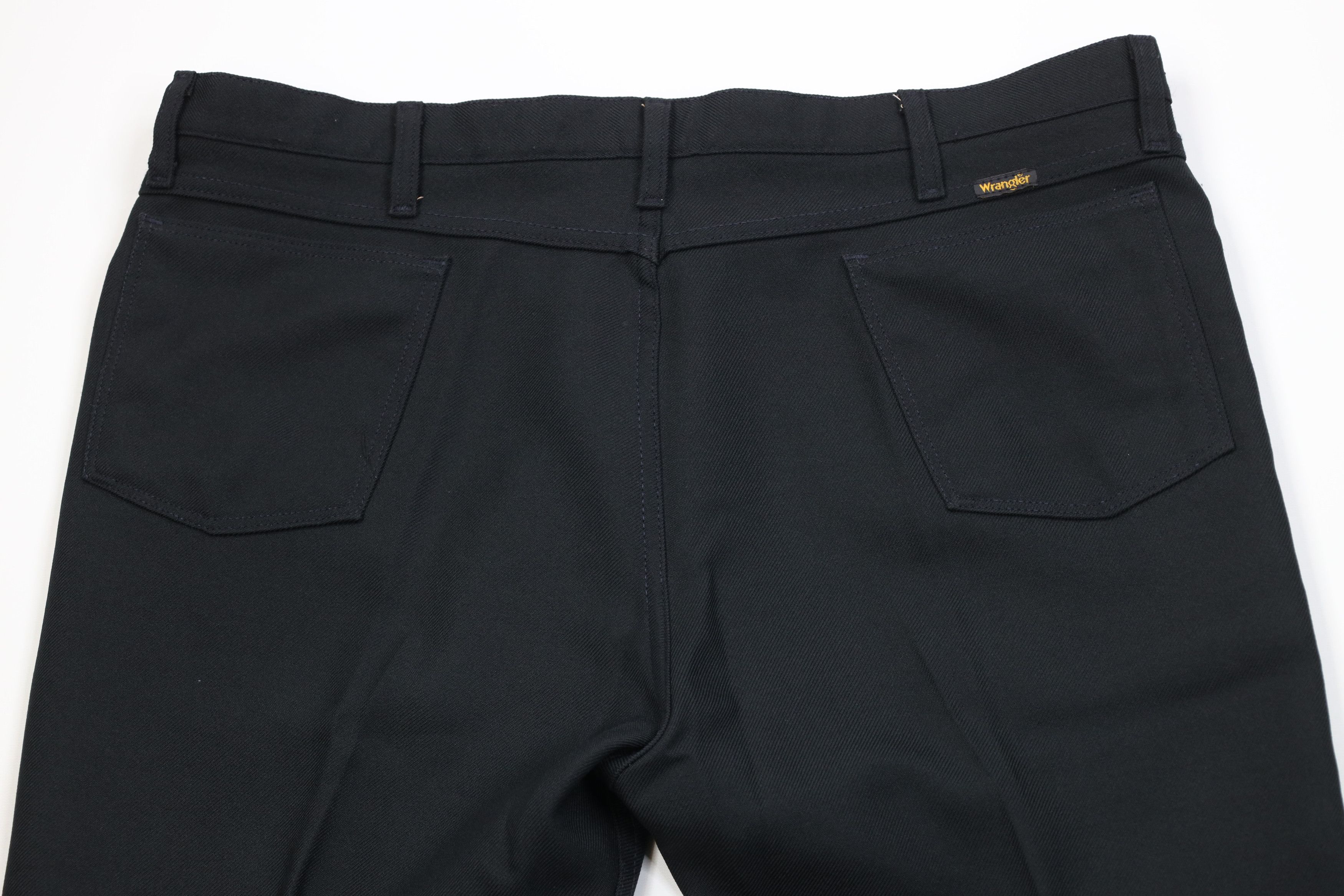 Wrangler Vintage 90s Wrangler Western Flared Wide Leg Pants Black USA Size US 44 / EU 60 - 11 Thumbnail