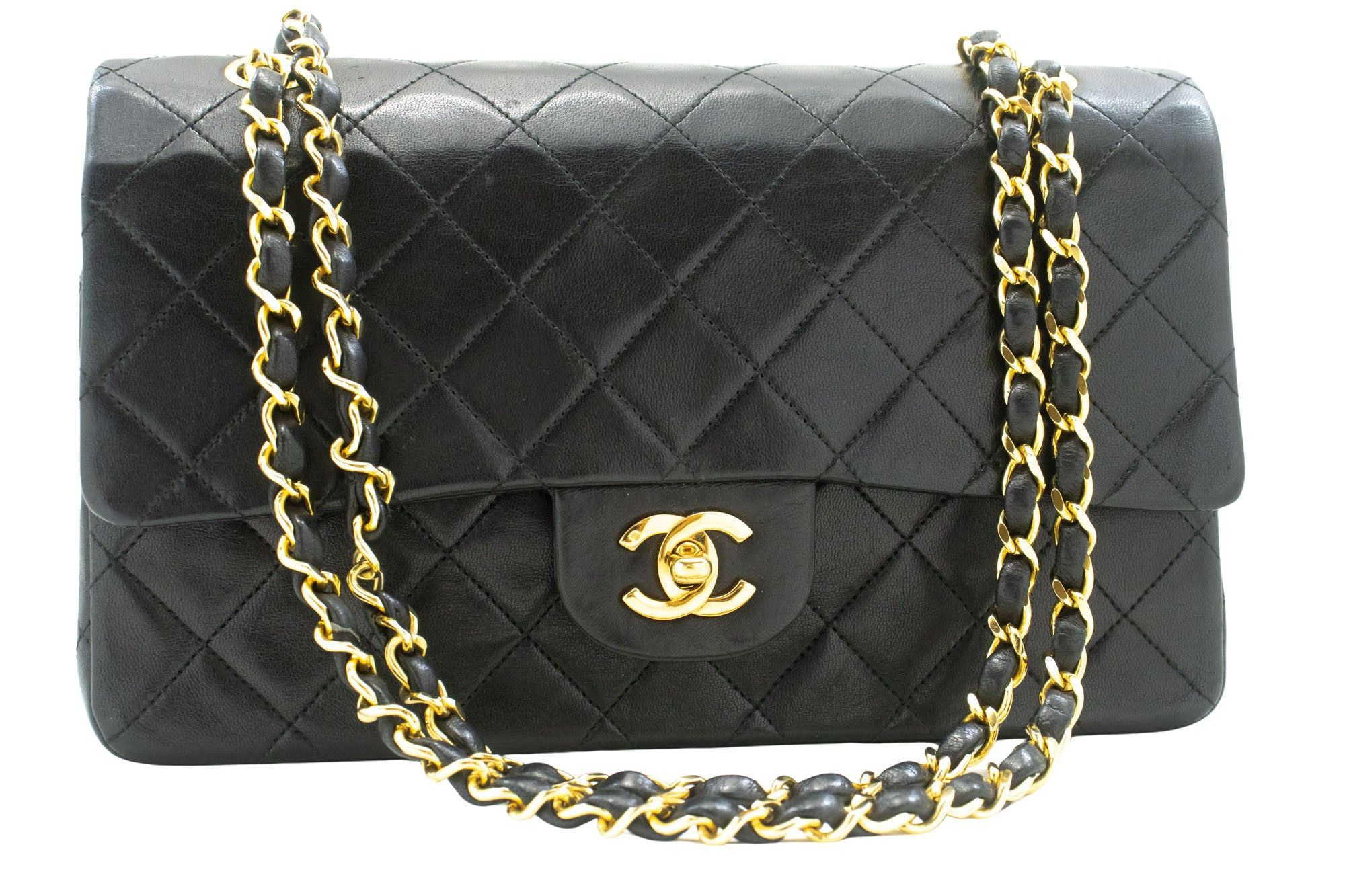 Chanel Black Leather Shoulder Bag (Pre-Owned) Size ONE SIZE - 1 Thumbnail