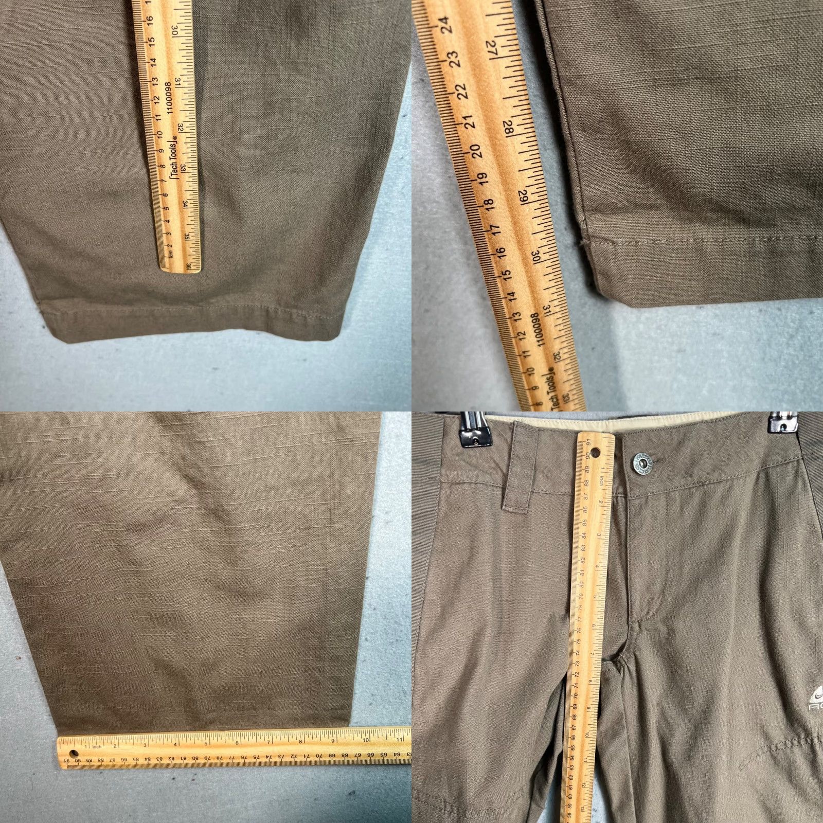 Nike Nike ACG Pants Womens 8 Khaki Cargo Organic Cotton Blend Outdoor Size 30" / US 8 / IT 44 - 8 Thumbnail