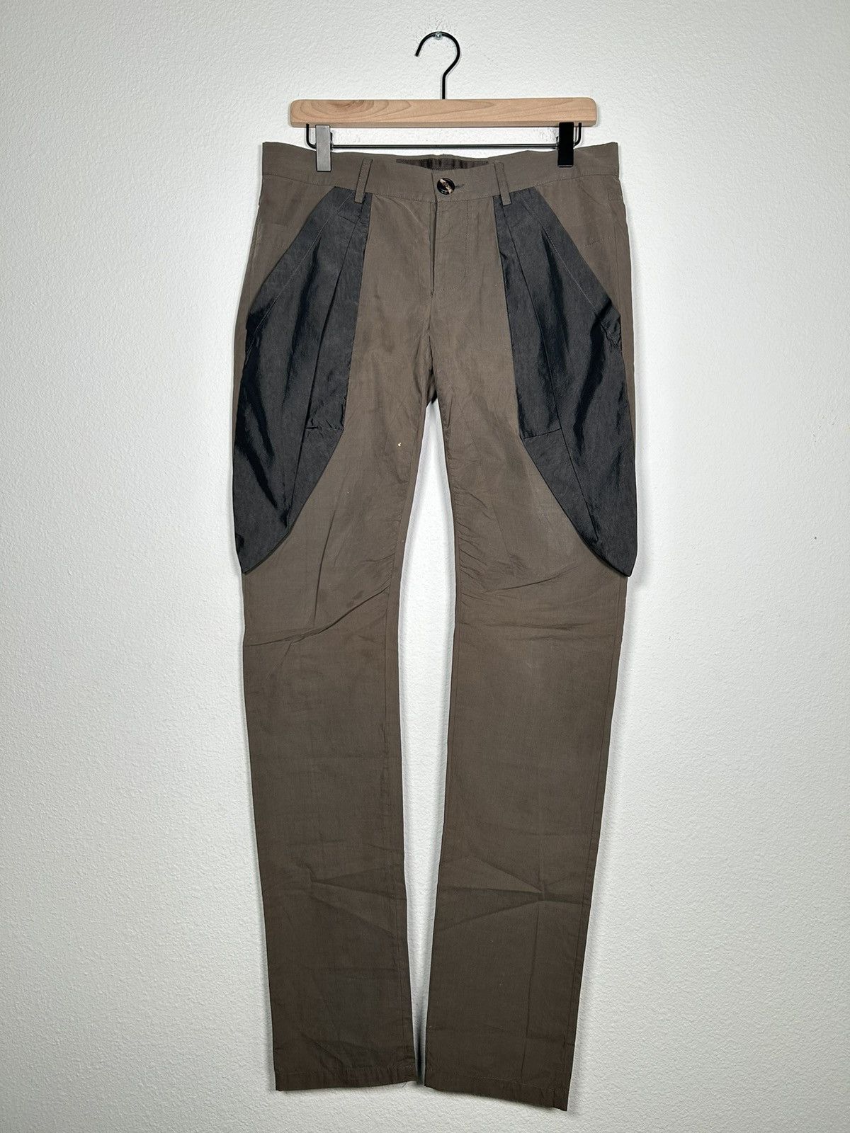 Rick Owens SS10 Gleam Origami Pocket Slim Pants Size US 30 / EU 46 - 2 Thumbnail
