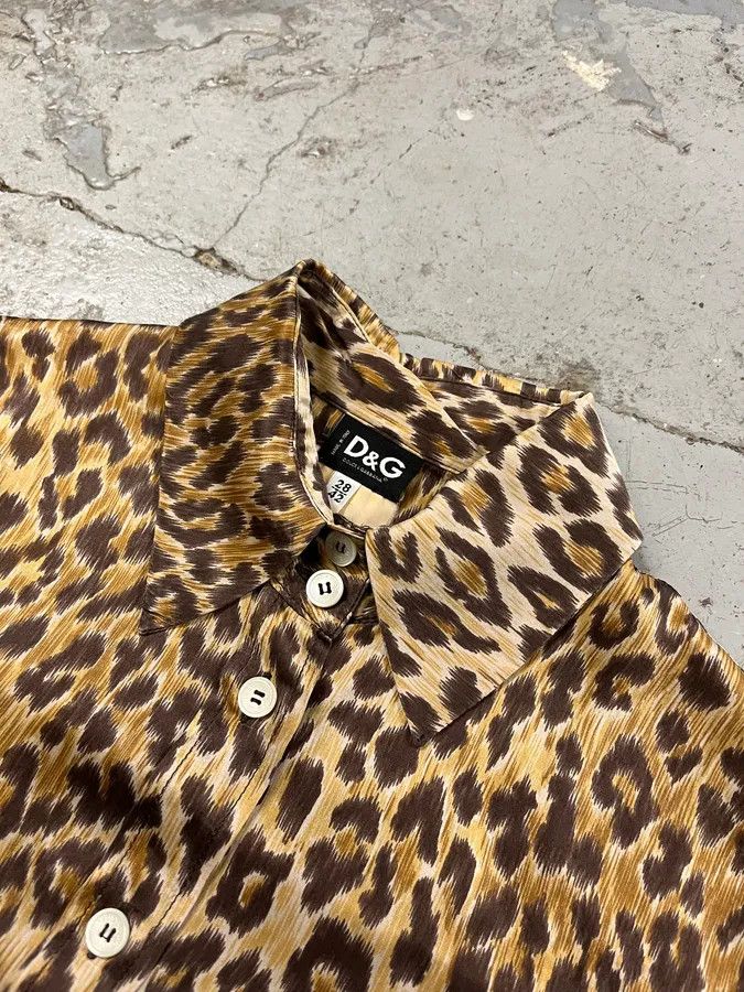 Dolce & Gabbana AW1996 Dolce & Gabbana Leopard Print Shirt Size XS / US 0-2 / IT 36-38 - 5 Thumbnail
