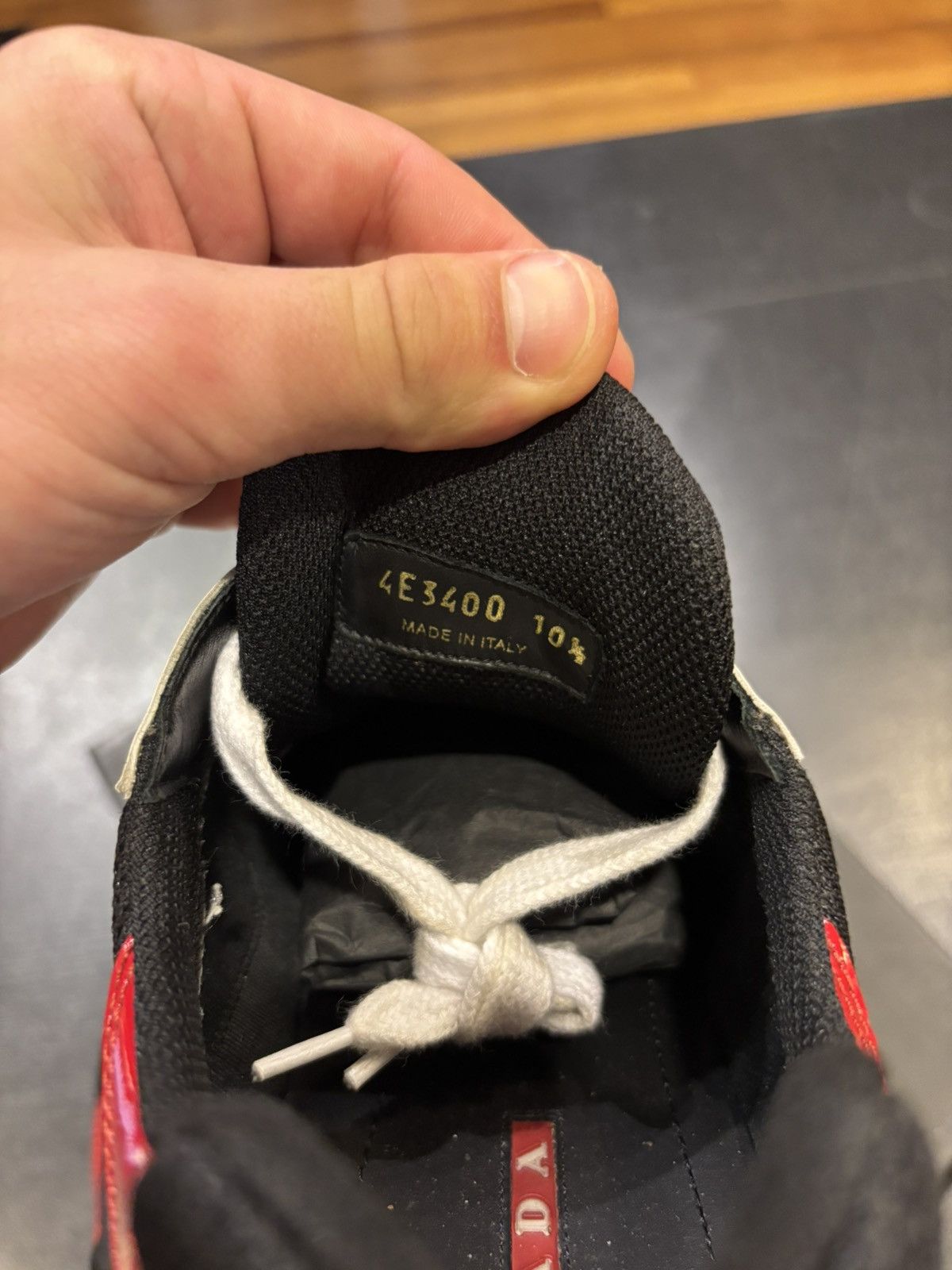 Prada Prada Cup White Red Black Size US 10.5 / EU 43-44 - 6 Thumbnail