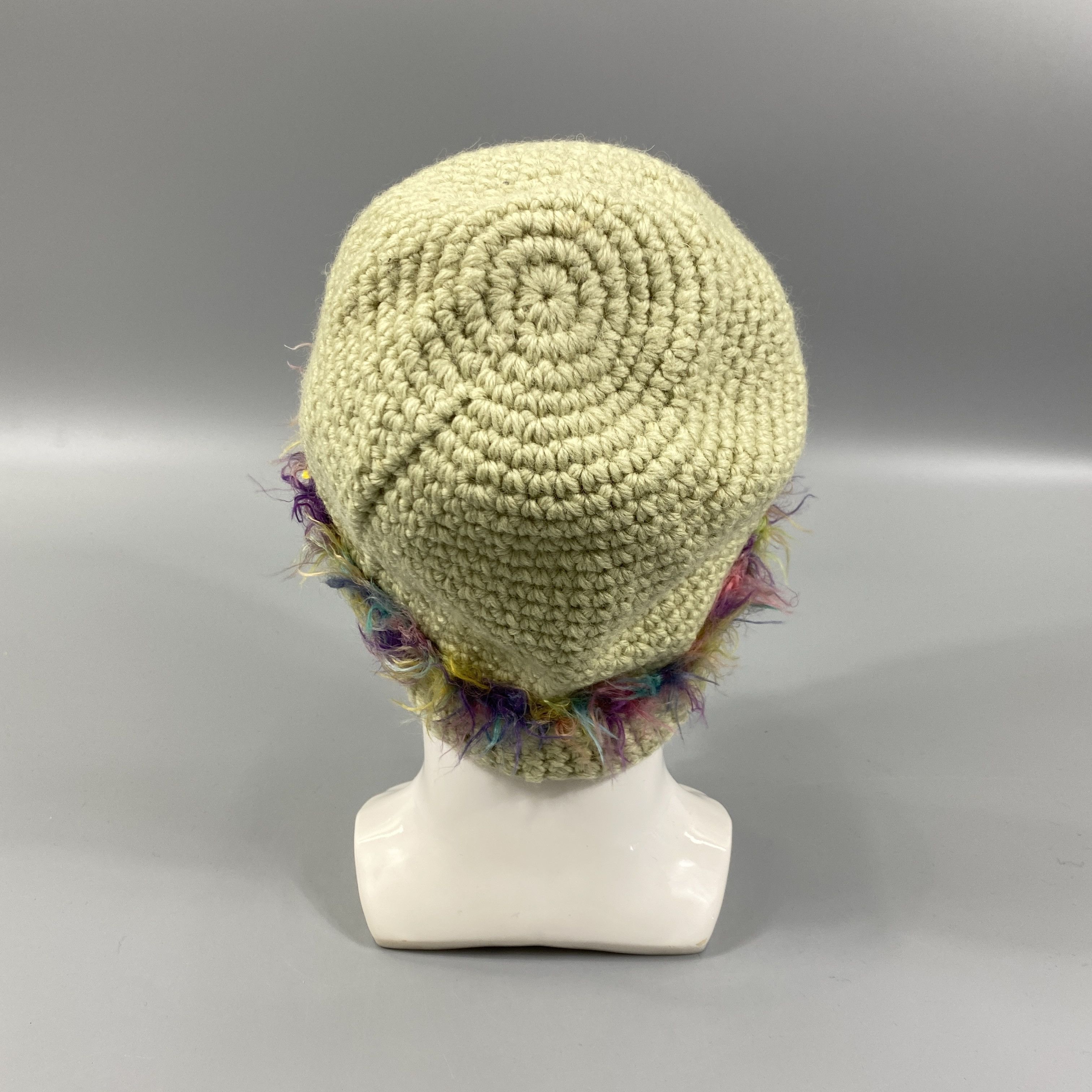 Japanese Brand Cloche Knit Hat Wool -BN1088 Size ONE SIZE - 3 Thumbnail