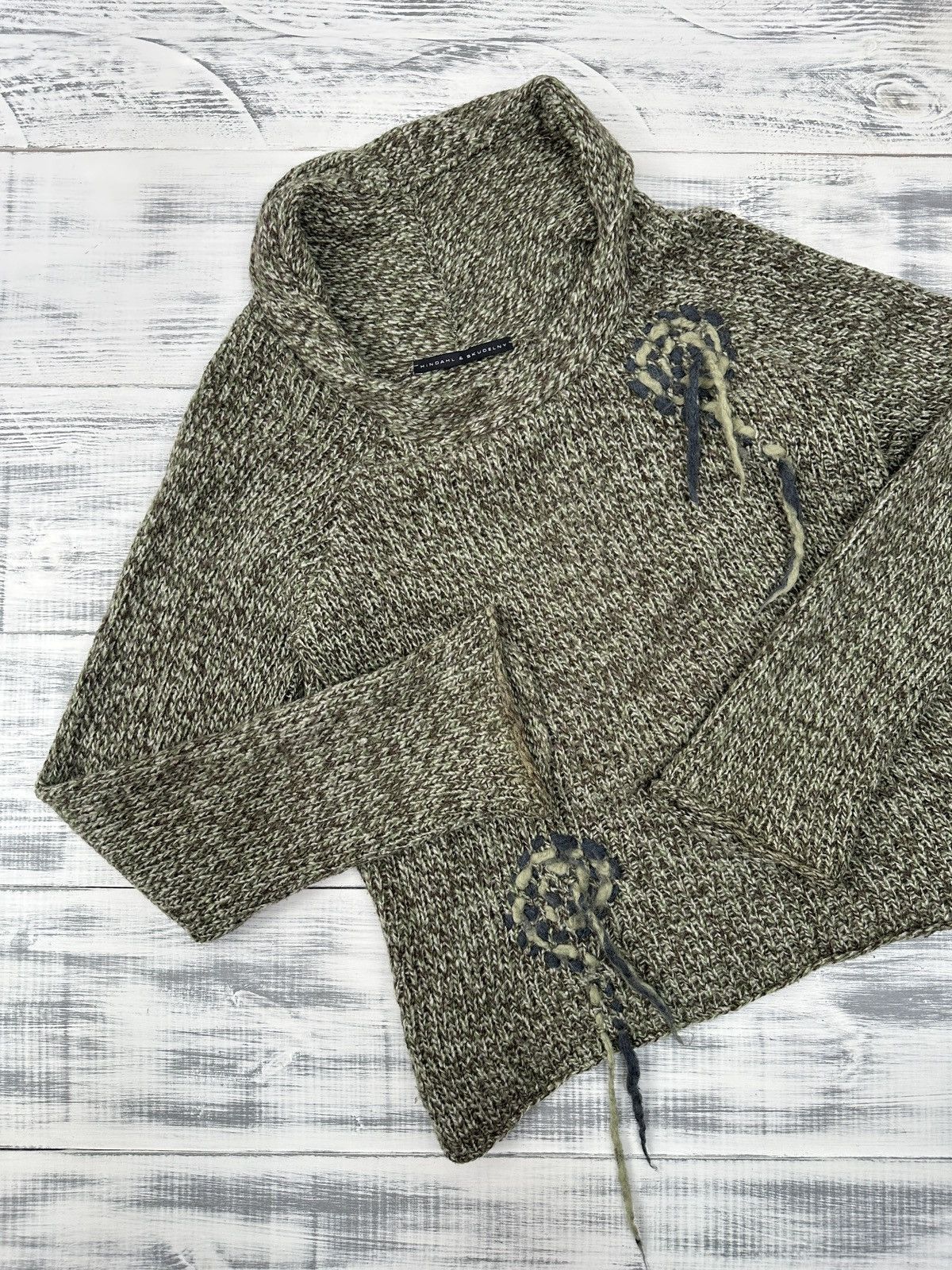 Other HINDAHL & SKUDELNY Avant Garde Grunge Chunky Sweater size S Size S / US 4 / IT 40 - 4 Thumbnail