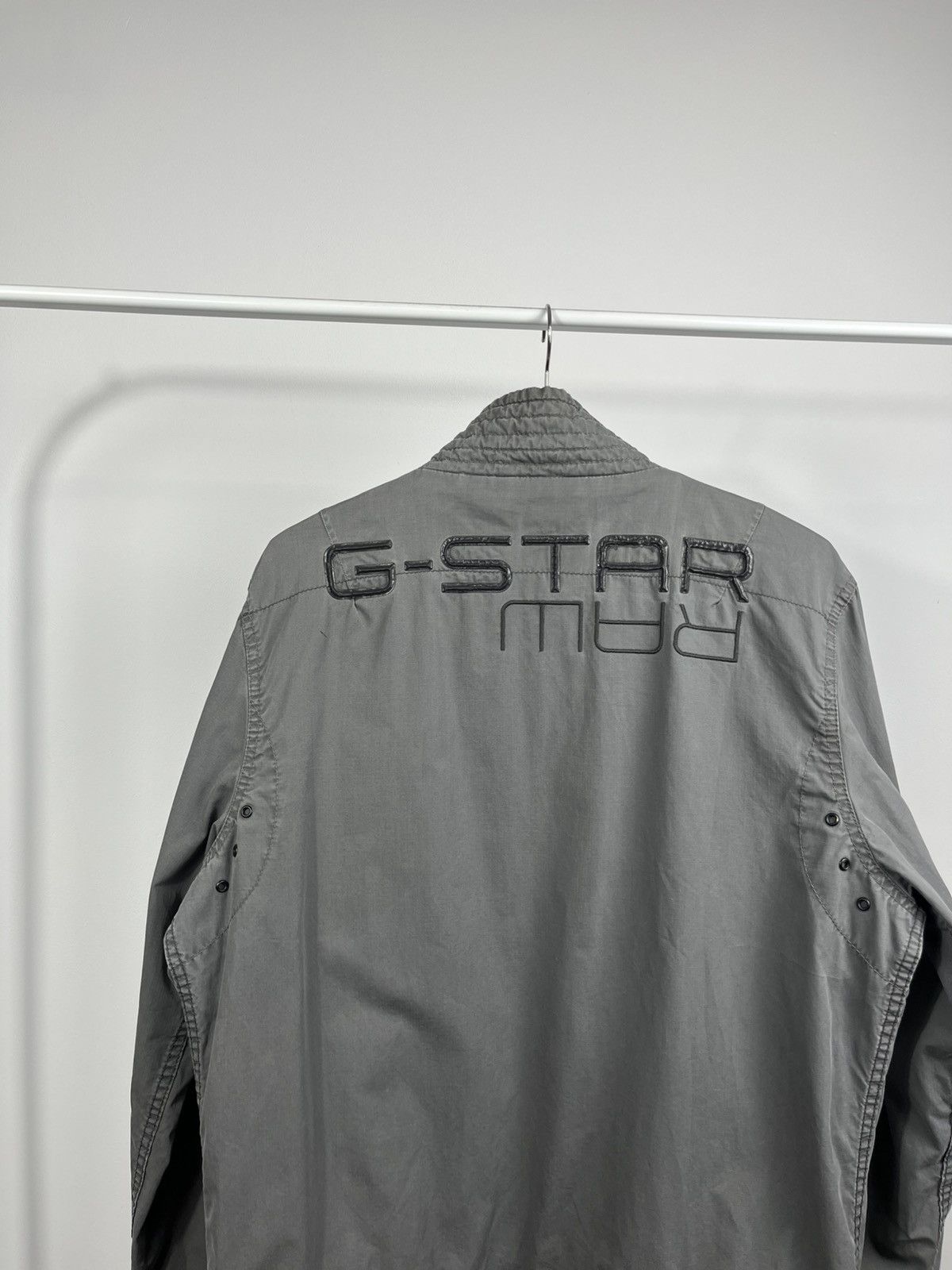 G-Star G-Star RAW Utility Zip Jacket Grey Cotton Mens XL Size US XL / EU 56 / 4 - 12 Thumbnail
