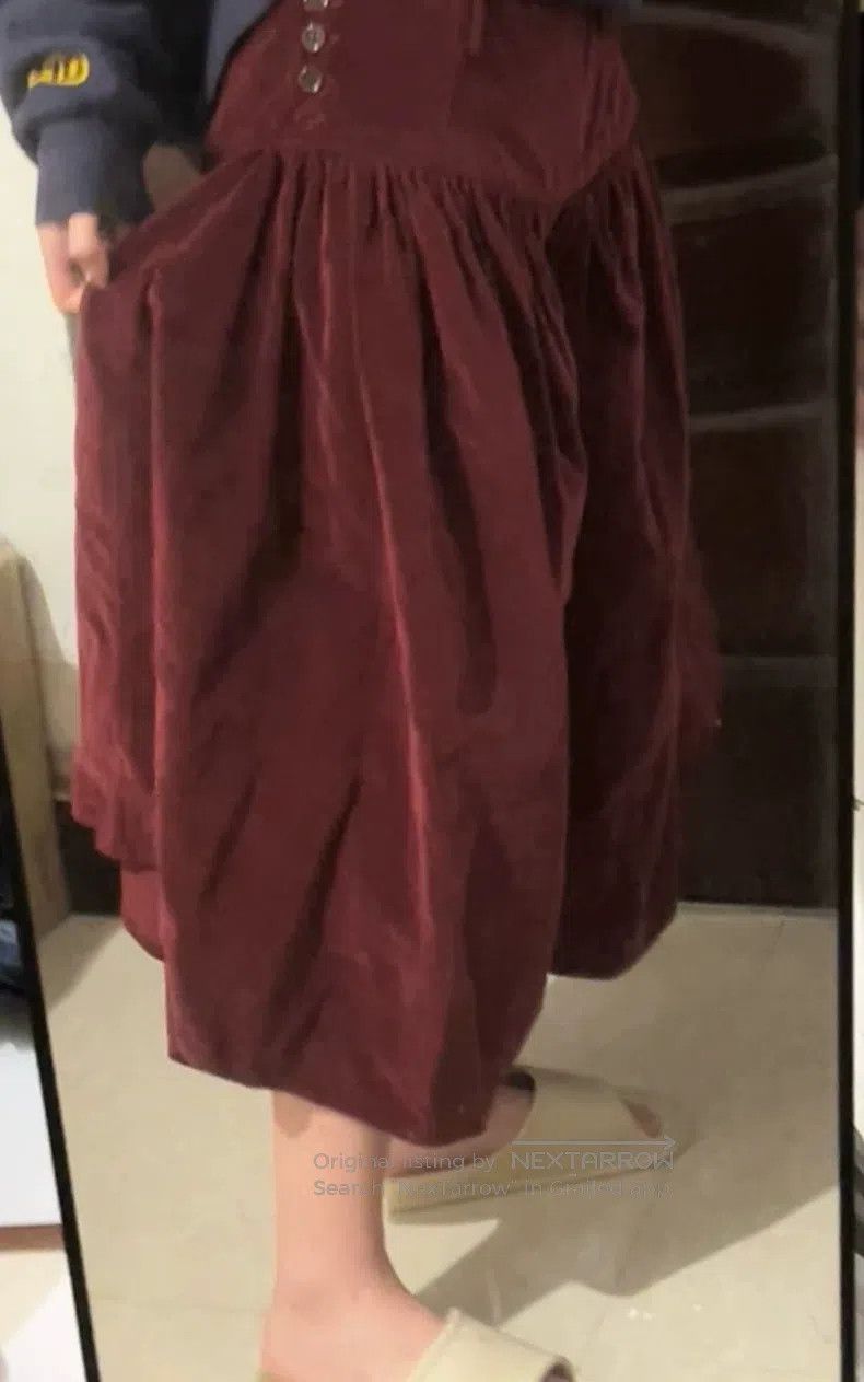 Kapital Kapital Size 0 Nine-point velvet wide flared high-hill trou Size US 28 / EU 44 - 9 Thumbnail