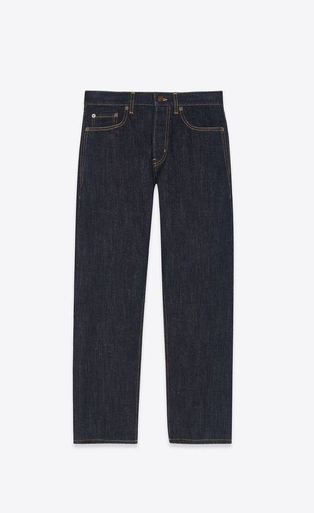 Saint Laurent Paris o1s1wg110425 688488 Venice Jeans In Deep Rinse Denim Blue Size 25" / US 0 / IT 36 - 1 Thumbnail