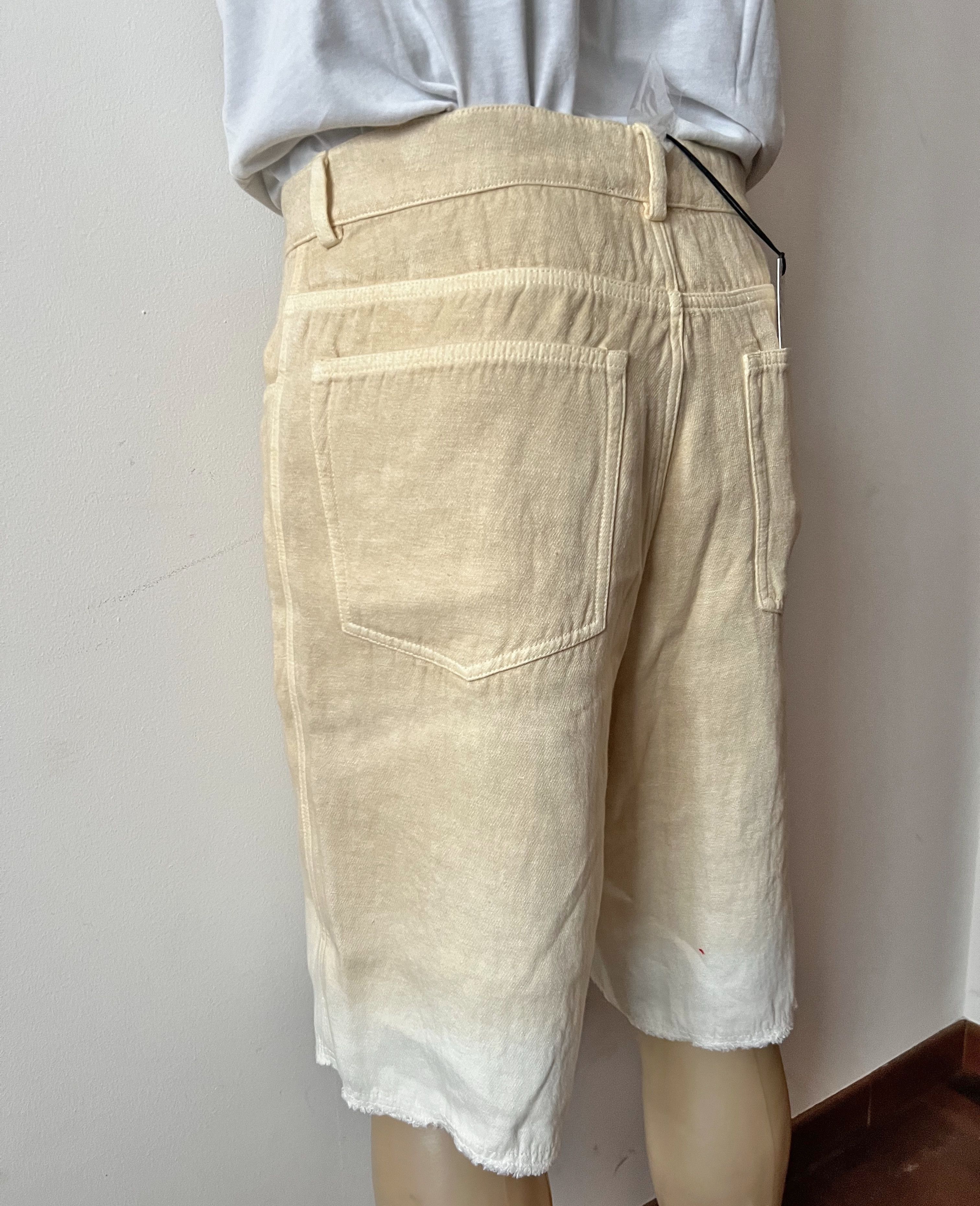 Federico Curradi Bermuda Linen Degradè Size US 34 / EU 50 - 5 Thumbnail