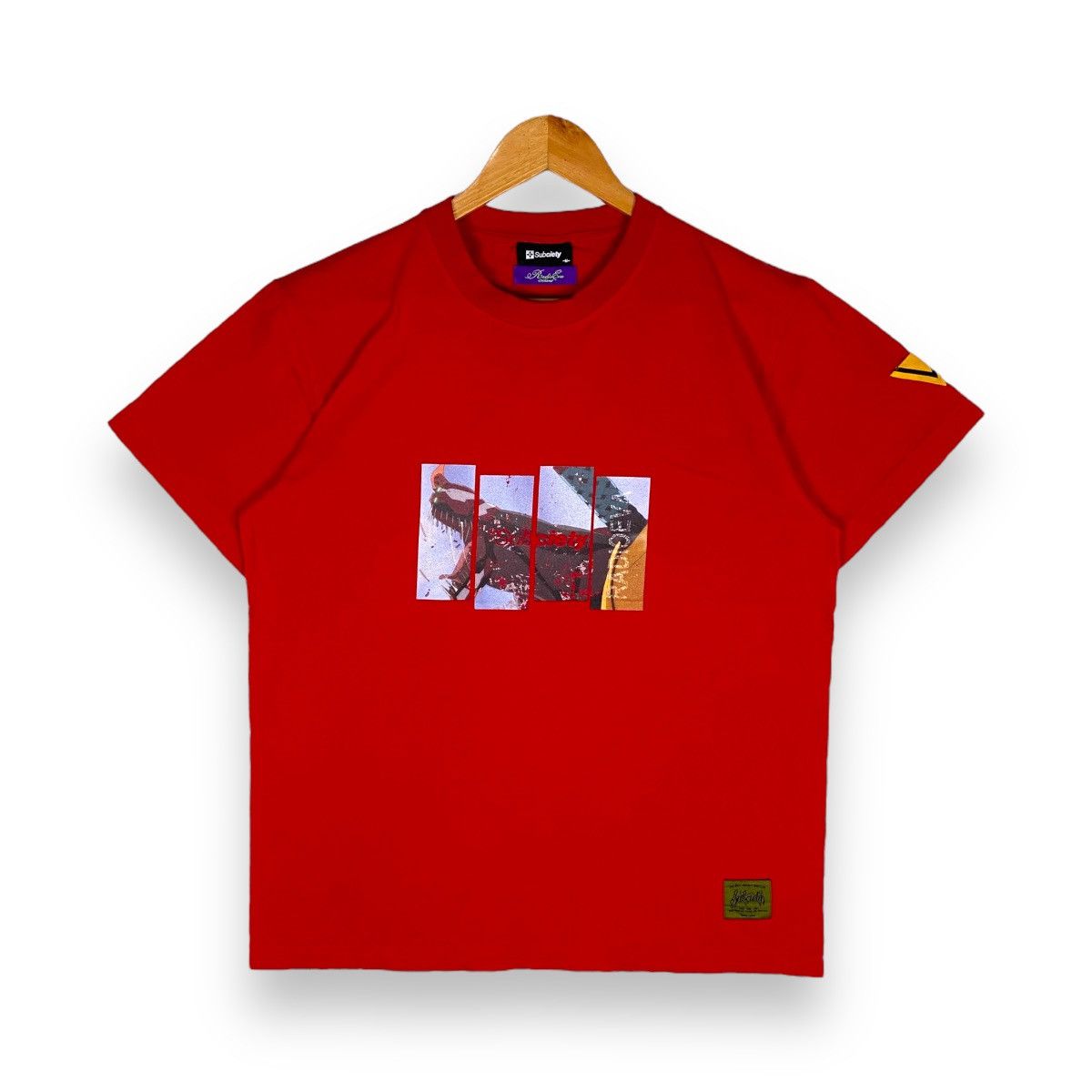 Japanese Brand SUBCIETY x RADIO EVA EVANGELION UNIT 02 ANIME TEE Size US M / EU 48-50 / 2 - 1 Thumbnail