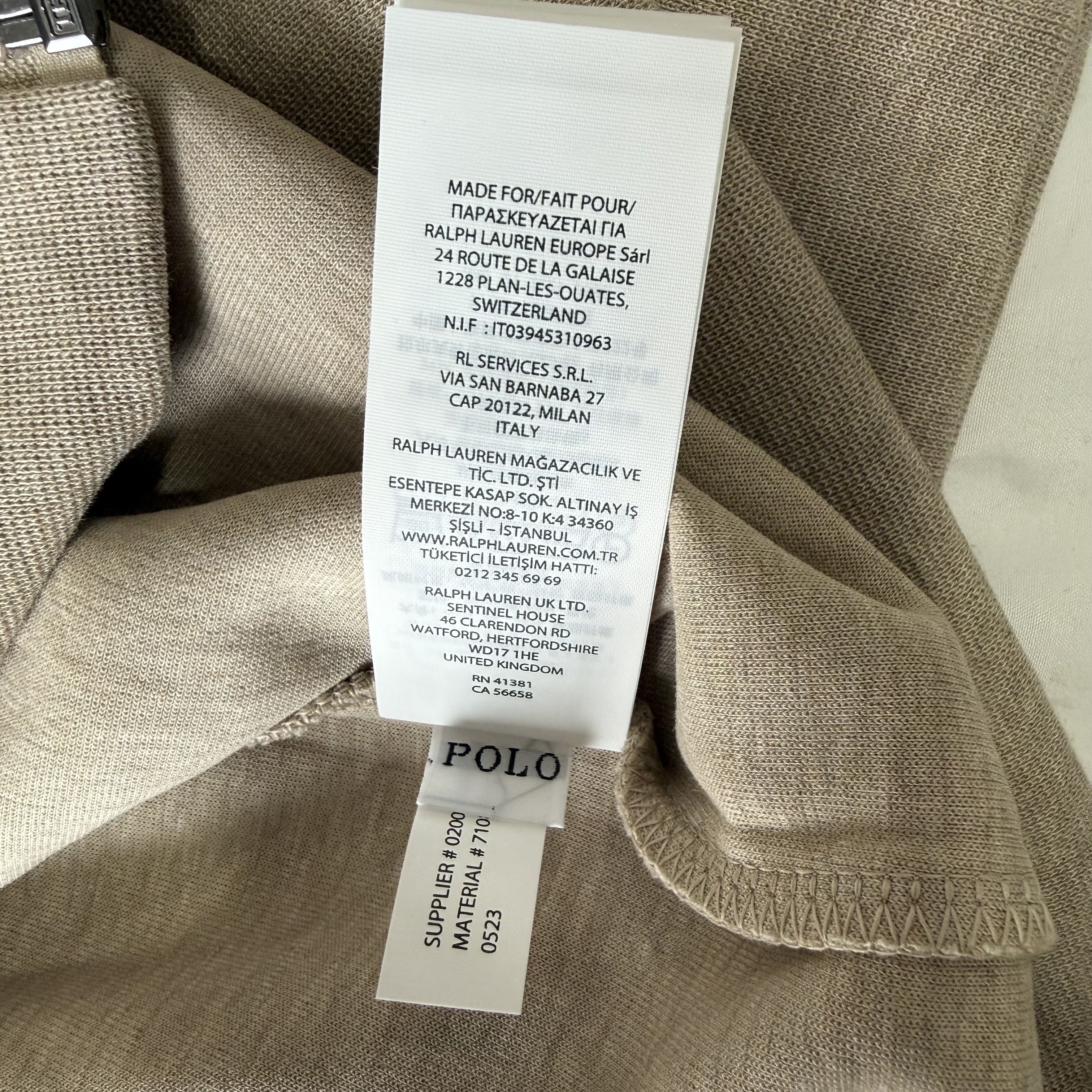 Polo Ralph Lauren Polo Ralph Lauren Double-Knit Full-Zip Hoodie - Tan/Beige Size US XXL / EU 58 / 5 - 8 Thumbnail