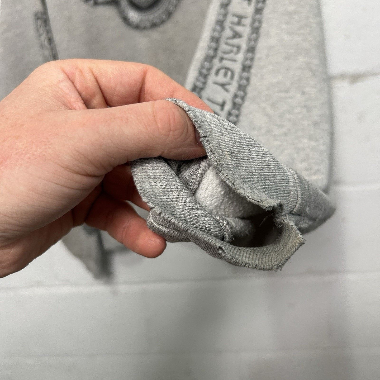 Harley Davidson Vintage Harley-Davidson Crewneck Chains Sleeve-Hit “Grey” Size US L / EU 52-54 / 3 - 8 Thumbnail