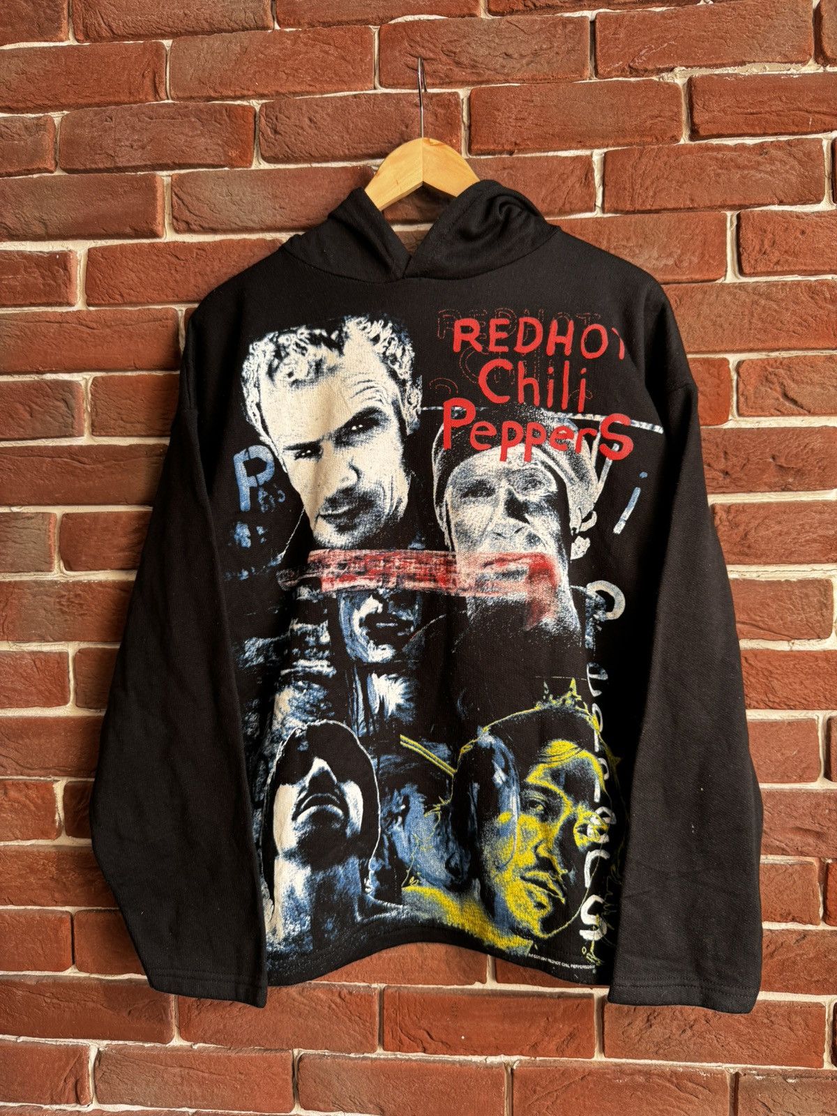 Band Tees Rare Vintage 00s Red Hot Chili Peppers By th way Rock Hoodie Size US L / EU 52-54 / 3 - 1 Thumbnail