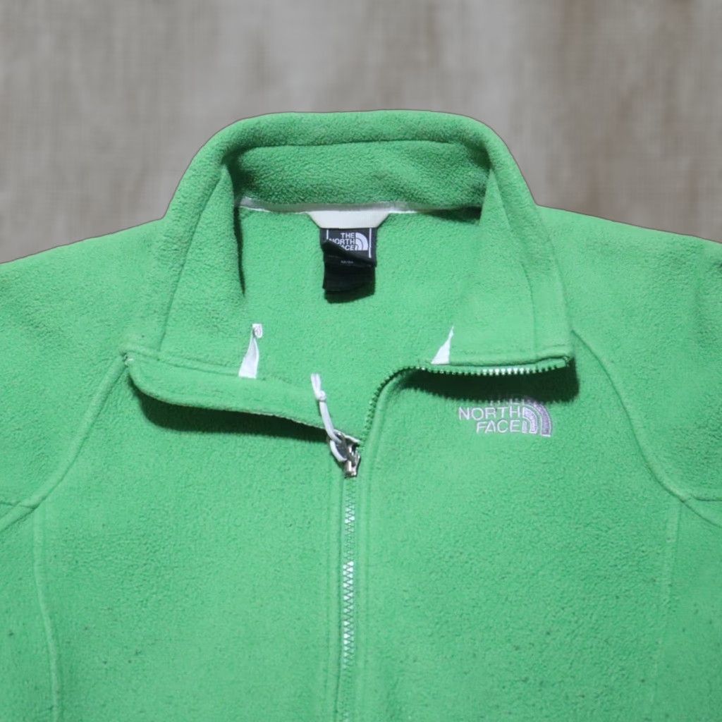 The North Face The North Face Jacket Green Fleece Full Zip Long Sleeve Women's M Medium Fleece Women's Size M / US 6-8 / IT 42-44 - 1 Thumbnail