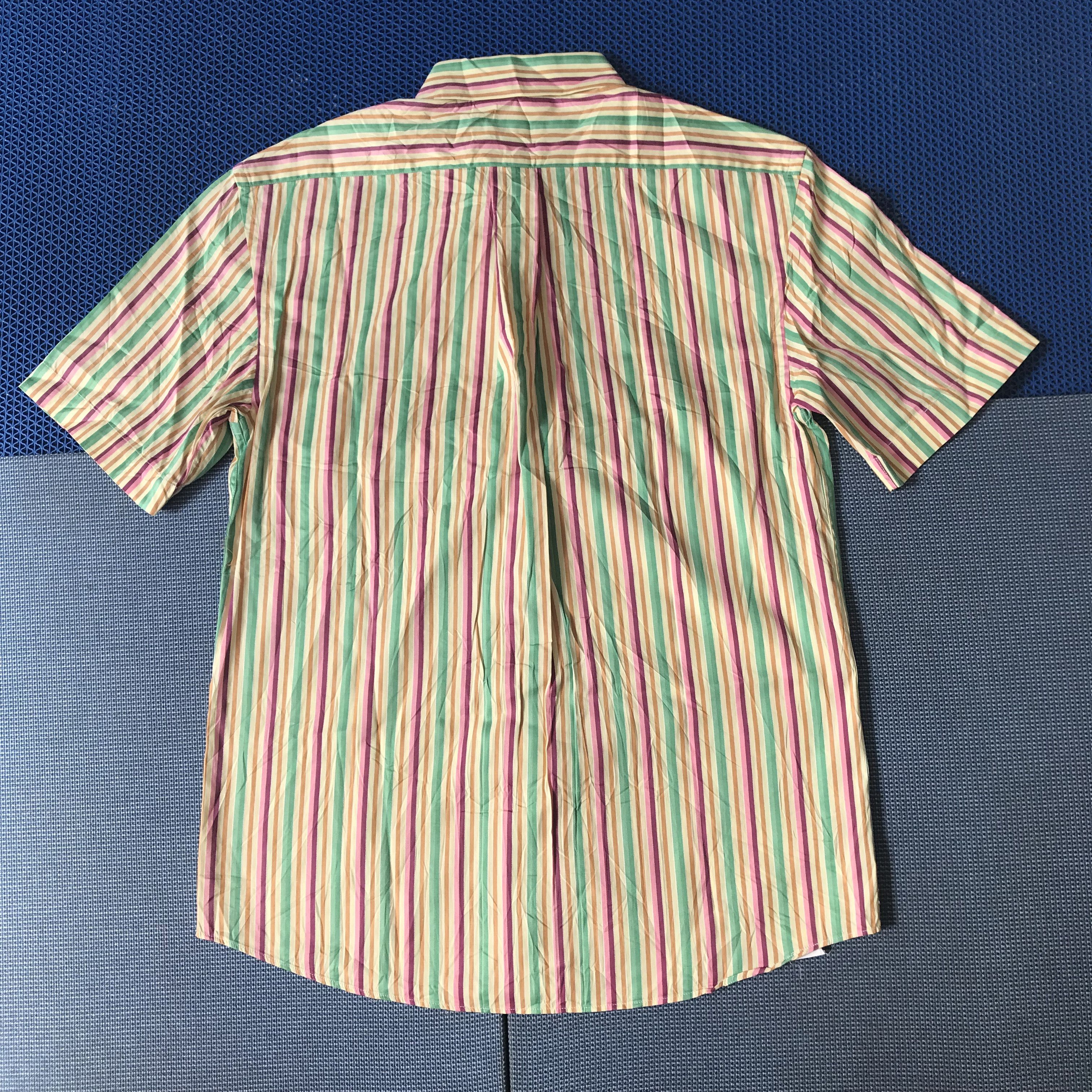 Vintage Vintage Rodrigo Made in Italy Blue Striped Cotton Men’s Size US L / EU 52-54 / 3 - 8 Thumbnail