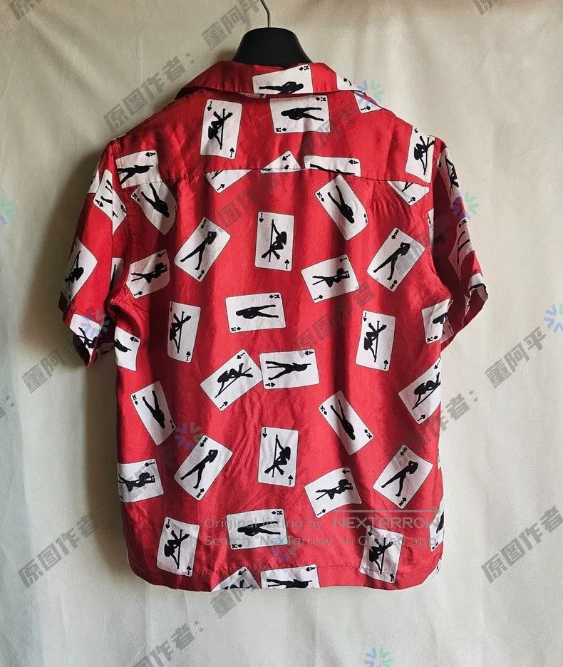 Amiri Amiri Dancer Playing Cards Short Sleeve Shirt Size US S / EU 44-46 / 1 - 3 Thumbnail