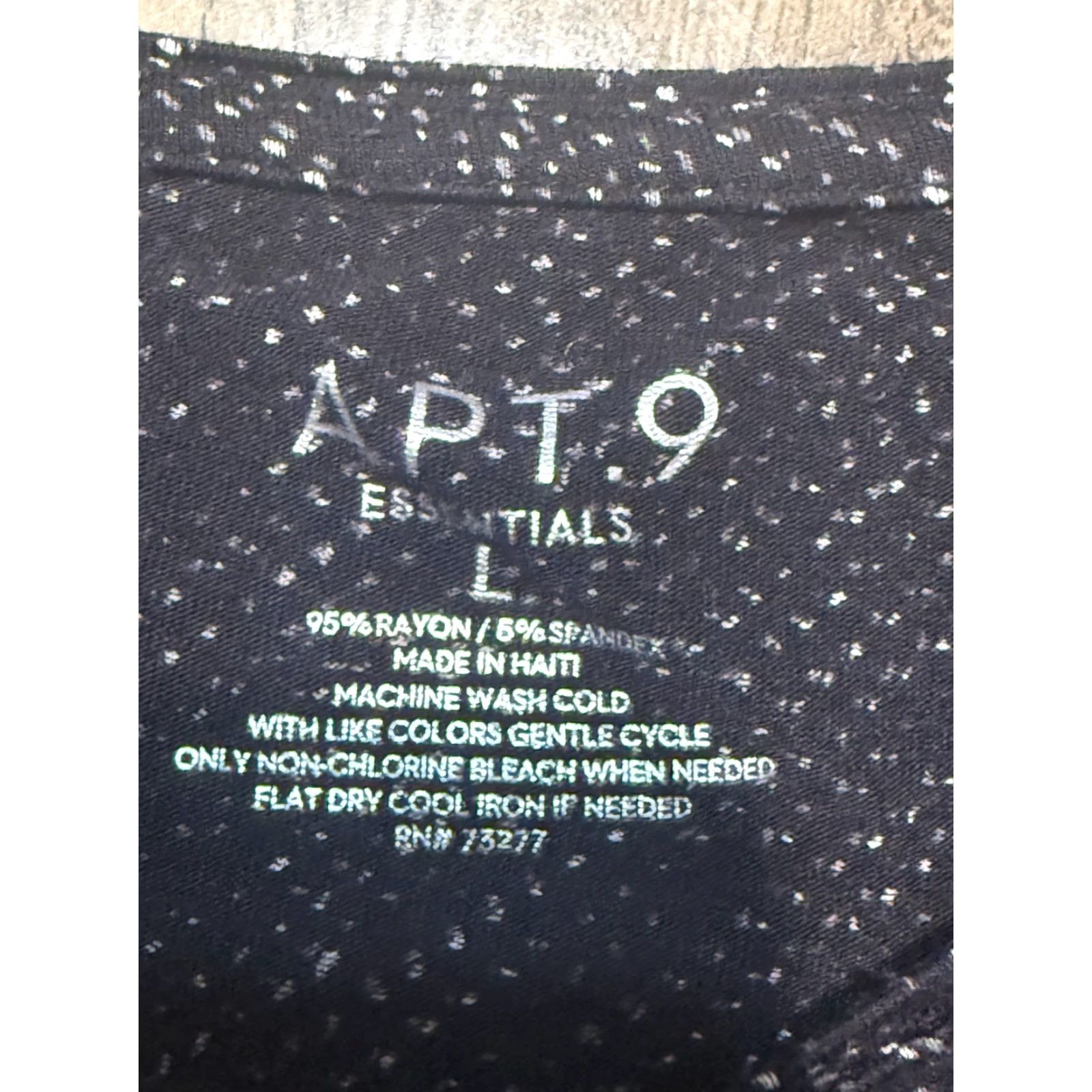Apt. 9 APT. 9 Shirt Women's Large Black White Long Sleeve Shirt Size L / US 10 / IT 46 - 5 Thumbnail