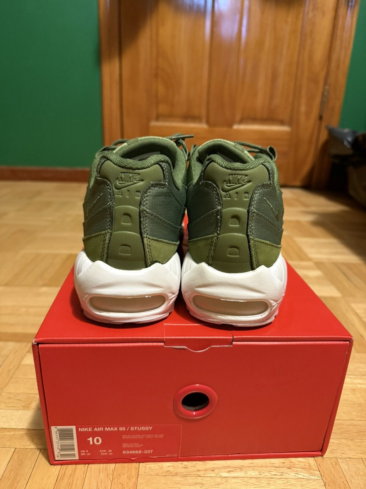 Nike × Stussy Stussy Nike Air Max 95 “Olive” Size US 10 / EU 43 - 6 Thumbnail