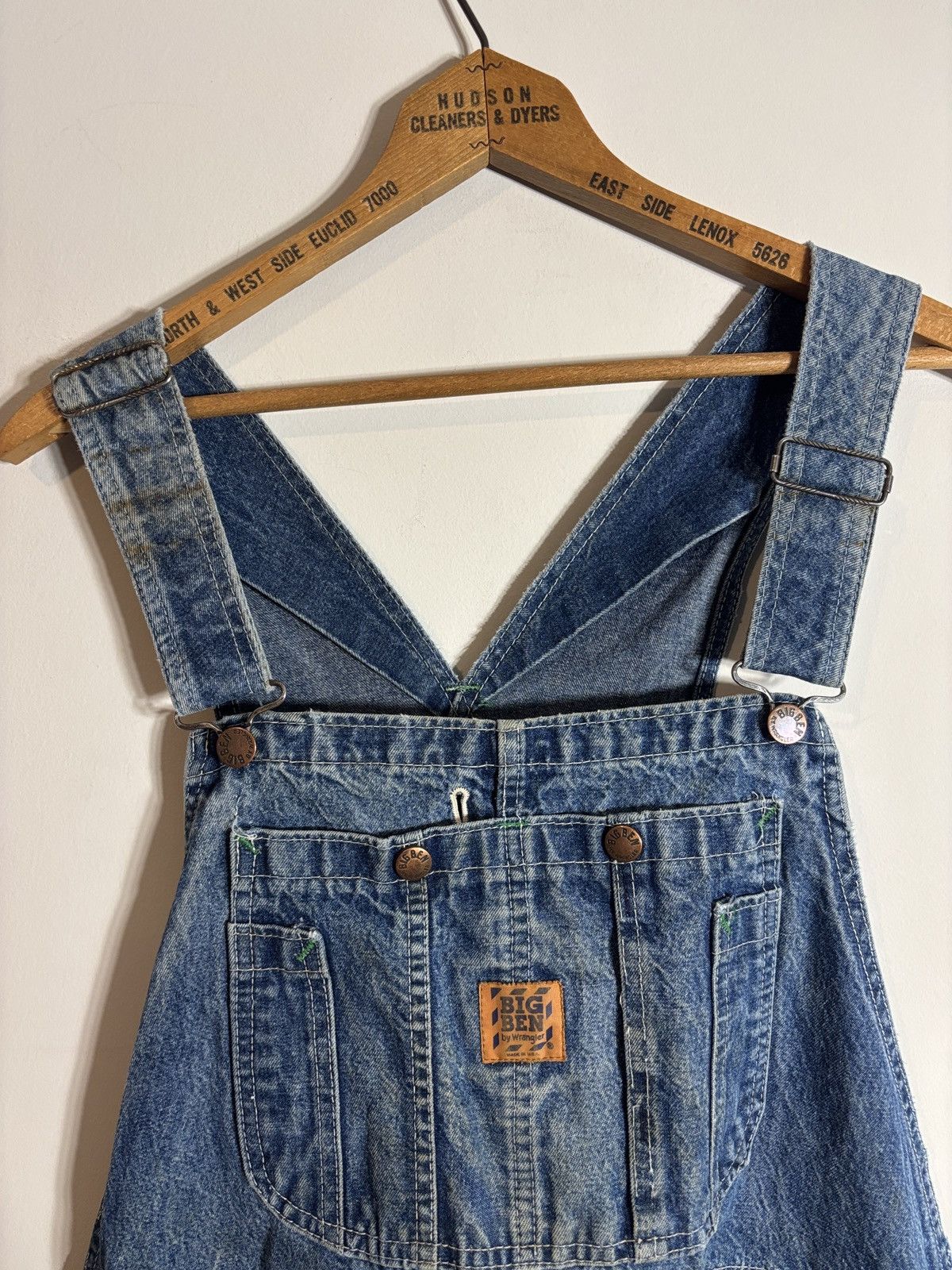 Wrangler Vtg Big Ben Wrangler Overalls Denim Workwear Distressed 38 Size US 38 / EU 54 - 2 Thumbnail
